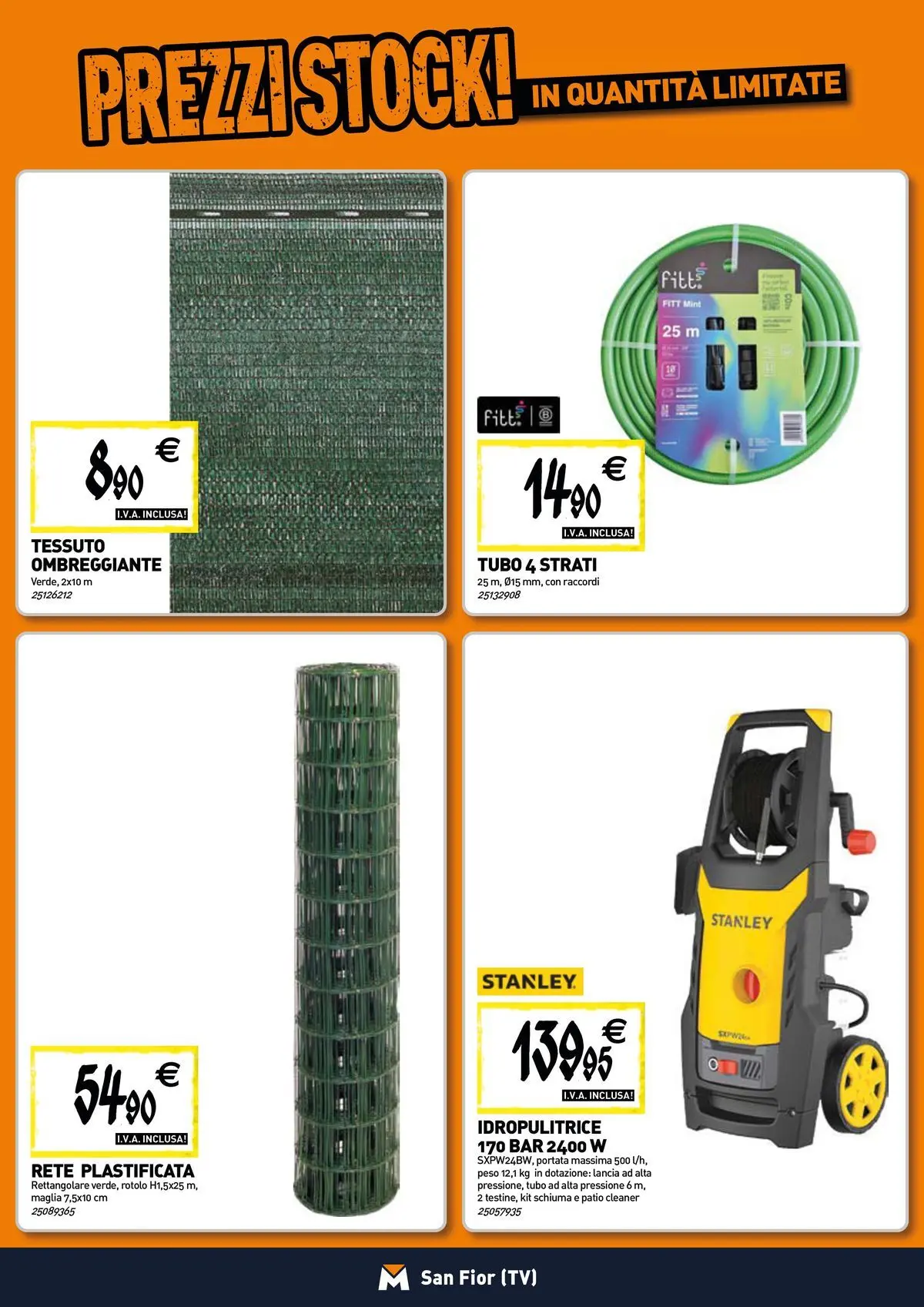 Nuovo TECNOMAT - Straordinari prezzi stock! dal 27/05/2026 > offerte anteprima 🛍️ | Pagina: 17 | Prodotti: Tubo, TV, Idropulitrice