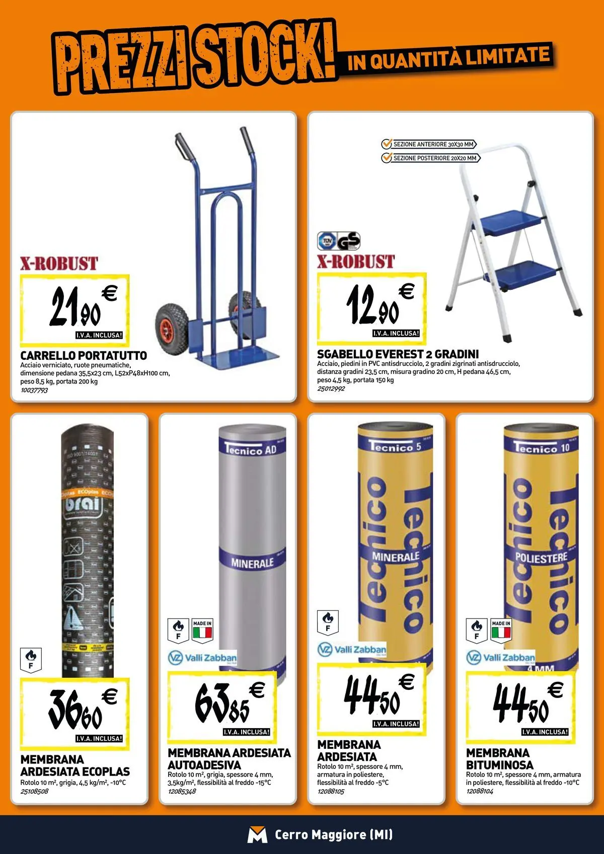 Nuovo TECNOMAT - Straordinari prezzi stock! dal 27/05/2026 > offerte anteprima 🛍️ | Pagina: 14 | Prodotti: Carrello, Sgabello