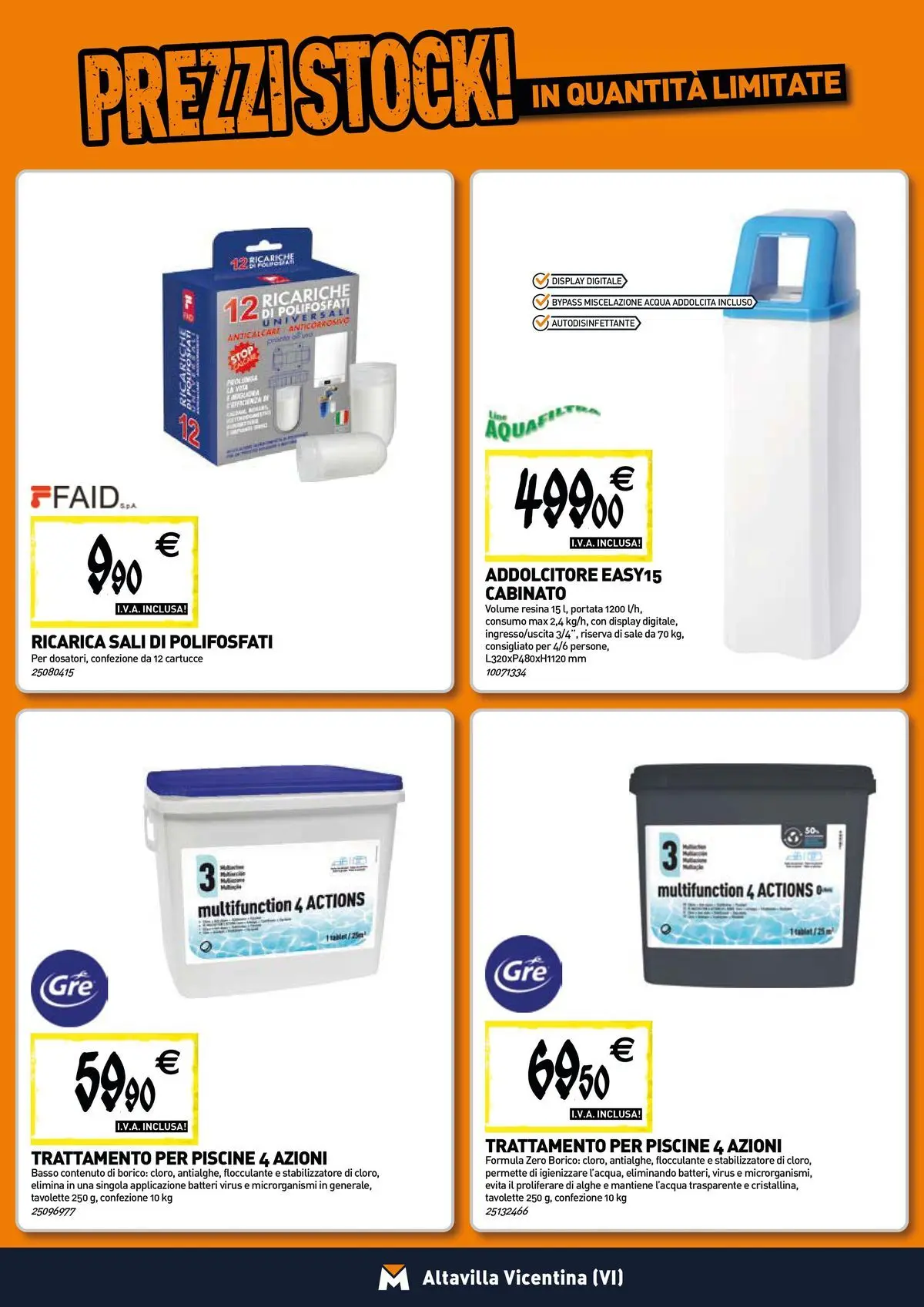 Nuovo TECNOMAT - Straordinari prezzi stock! dal 27/05/2026 > offerte anteprima 🛍️ | Pagina: 7 | Prodotti: Anticalcare, Acqua, Sale, Tablet