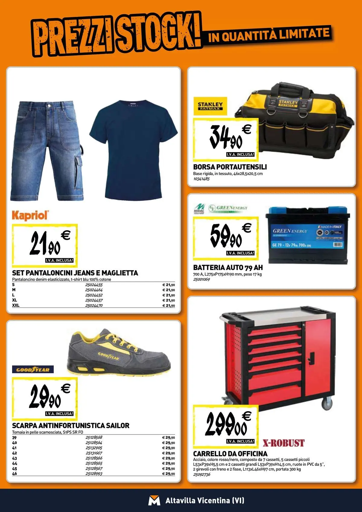Nuovo TECNOMAT - Straordinari prezzi stock! dal 27/05/2026 > offerte anteprima 🛍️ | Pagina: 19 | Prodotti: Jeans, Carrello, Maglietta, Borsa