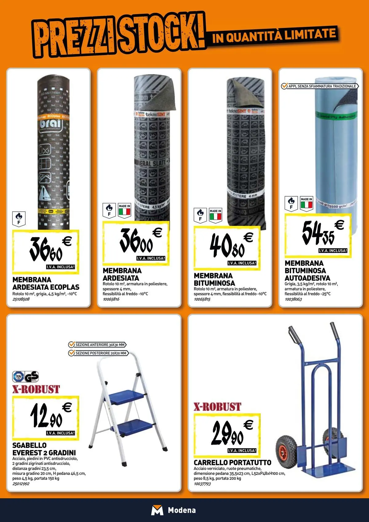 Nuovo TECNOMAT - Straordinari prezzi stock! dal 27/05/2026 > offerte anteprima 🛍️ | Pagina: 14 | Prodotti: Carrello, Sgabello