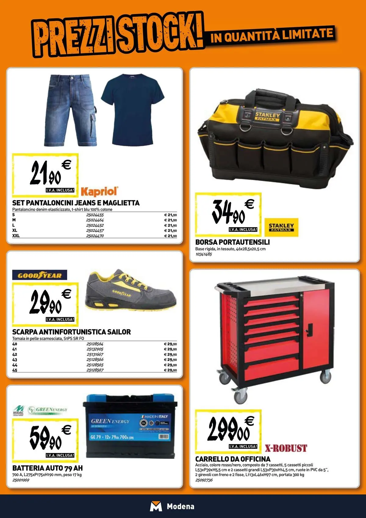 Nuovo TECNOMAT - Straordinari prezzi stock! dal 27/05/2026 > offerte anteprima 🛍️ | Pagina: 19 | Prodotti: Carrello, Maglietta, Borsa, Batteria
