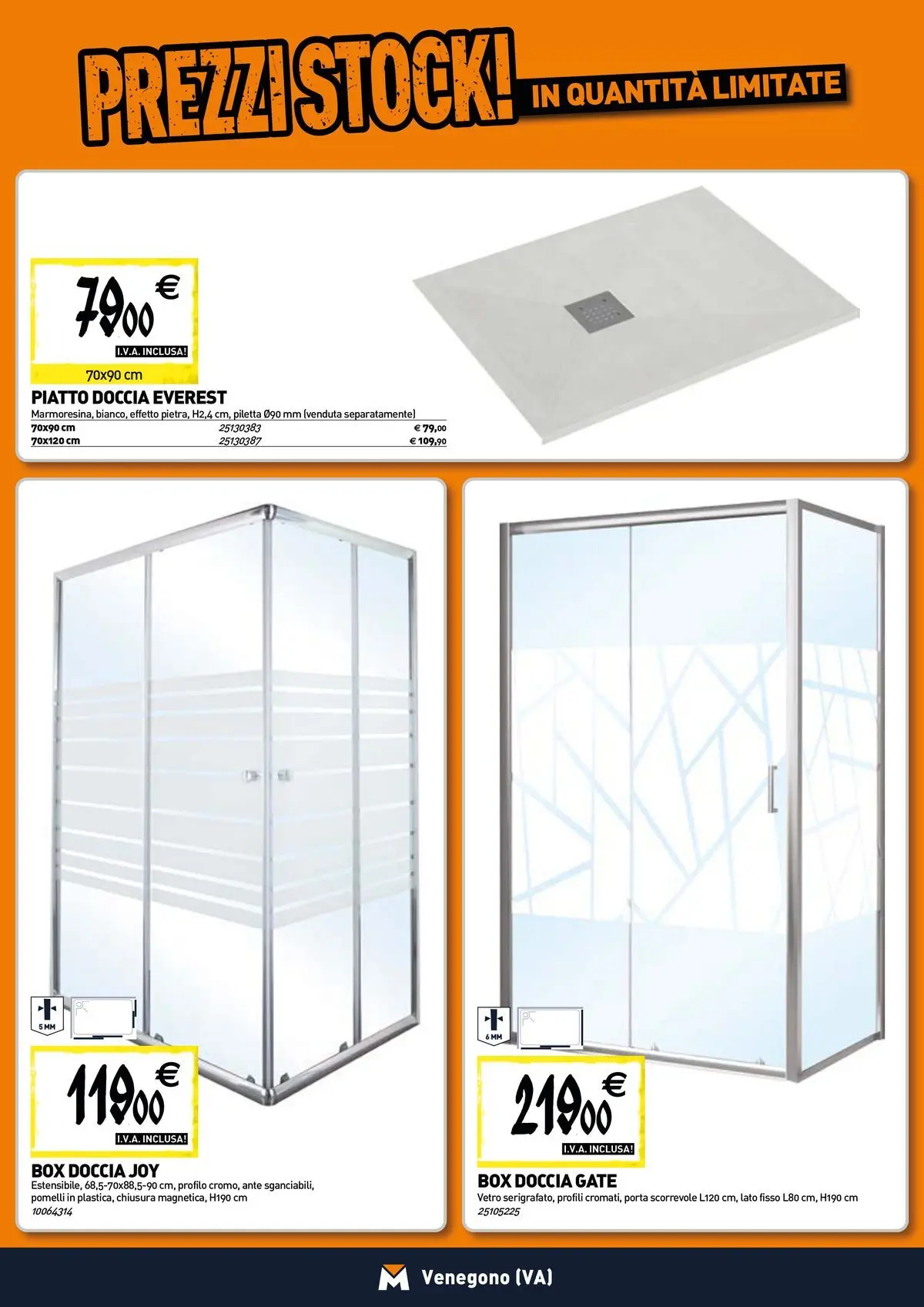 Nuovo TECNOMAT - Straordinari prezzi stock! dal 27/05/2026 > offerte anteprima 🛍️ | Pagina: 2 | Prodotti: Box doccia, Piatto, Doccia