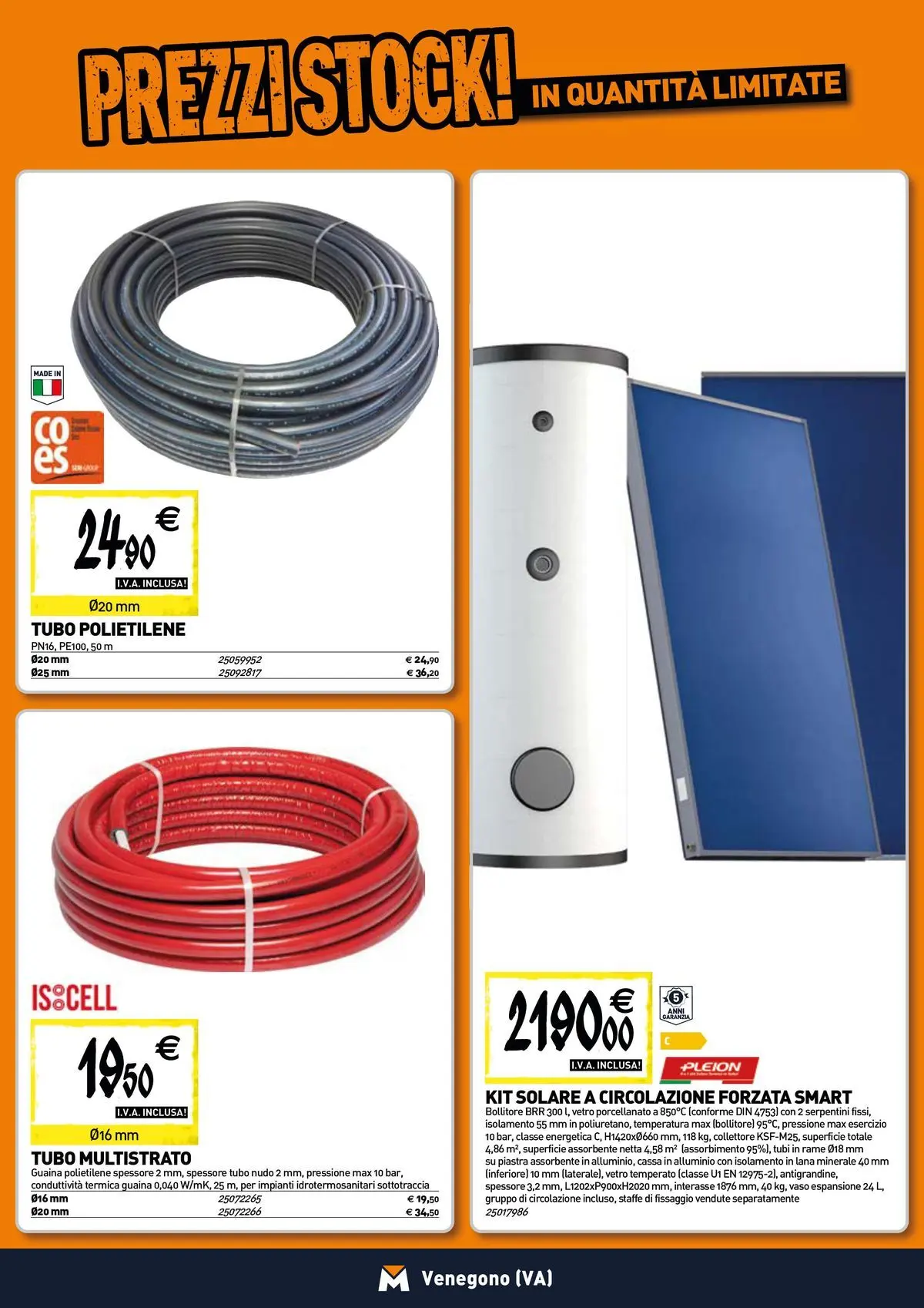 Nuovo TECNOMAT - Straordinari prezzi stock! dal 27/05/2026 > offerte anteprima 🛍️ | Pagina: 8 | Prodotti: Tubo, Alluminio, Bollitore, Vaso