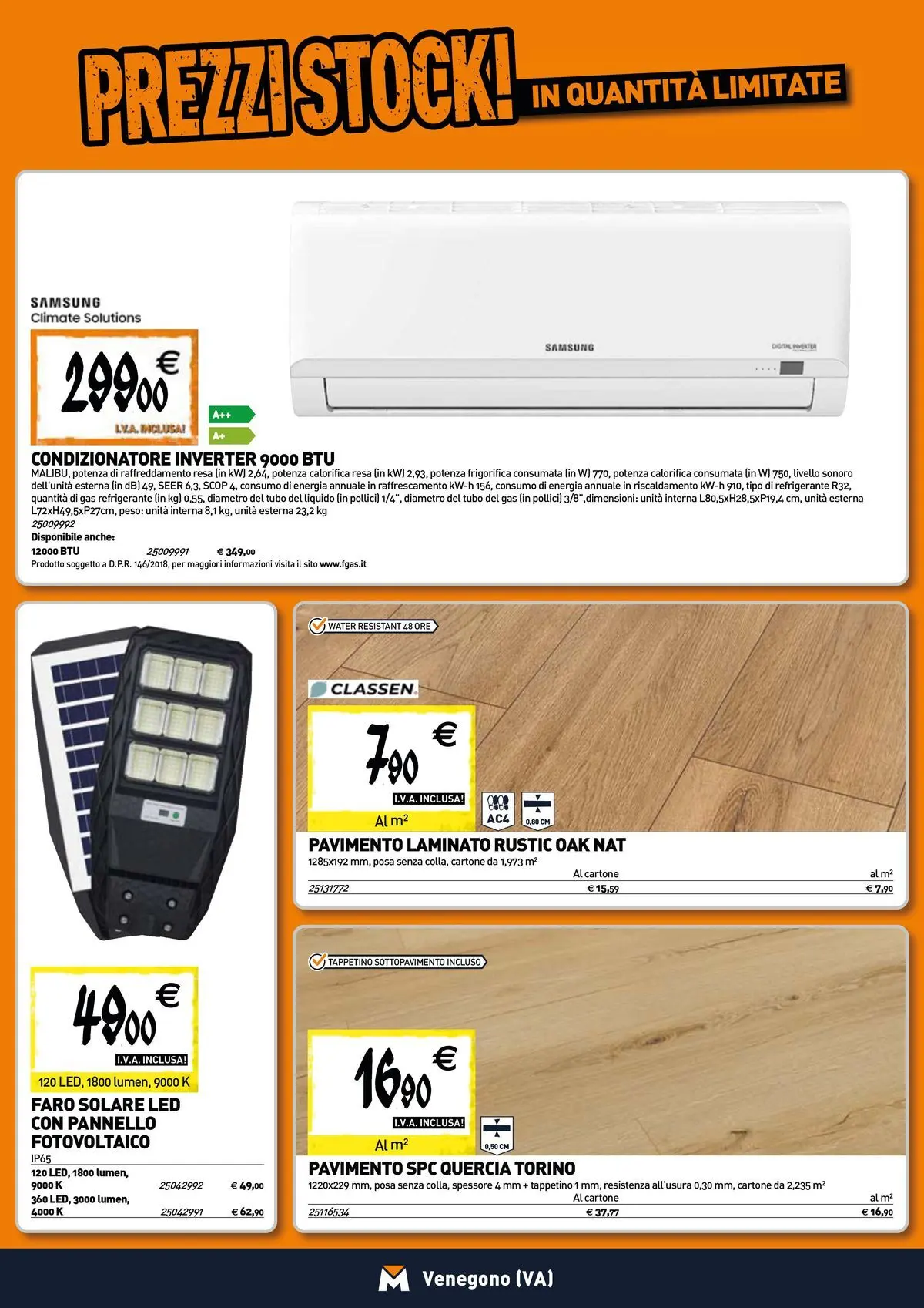Nuovo TECNOMAT - Straordinari prezzi stock! dal 27/05/2026 > offerte anteprima 🛍️ | Pagina: 9 | Prodotti: Pavimento, Tubo, Condizionatore, Samsung