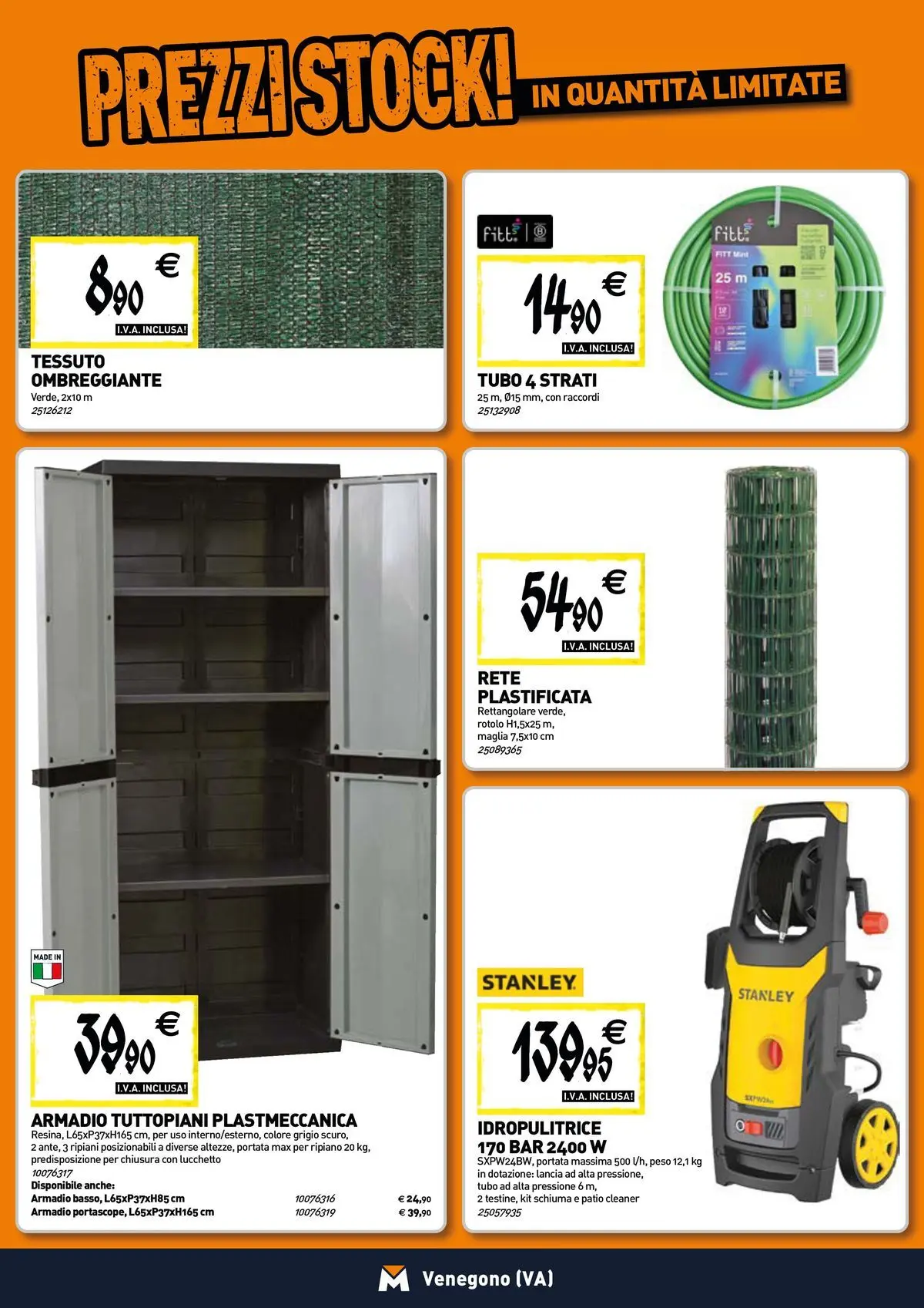 Nuovo TECNOMAT - Straordinari prezzi stock! dal 27/05/2026 > offerte anteprima 🛍️ | Pagina: 17 | Prodotti: Ripiano, Tubo, Idropulitrice, Armadio
