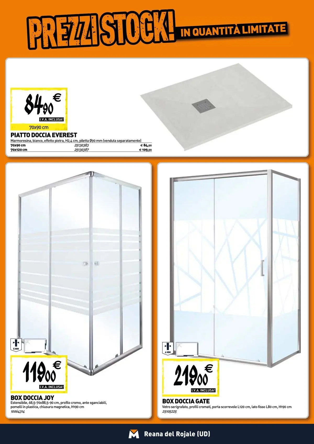 Nuovo TECNOMAT - Straordinari prezzi stock! dal 27/05/2026 > offerte anteprima 🛍️ | Pagina: 2 | Prodotti: Box doccia, Piatto, Doccia
