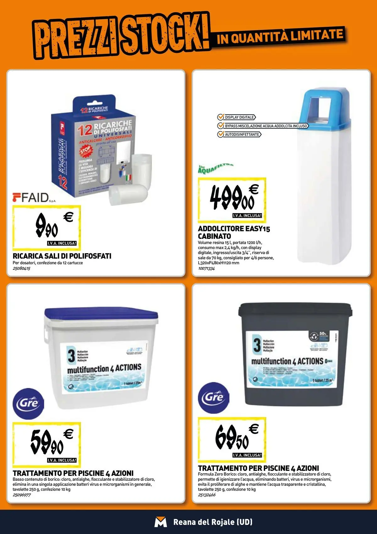 Nuovo TECNOMAT - Straordinari prezzi stock! dal 27/05/2026 > offerte anteprima 🛍️ | Pagina: 7 | Prodotti: Anticalcare, Acqua, Sale, Tablet