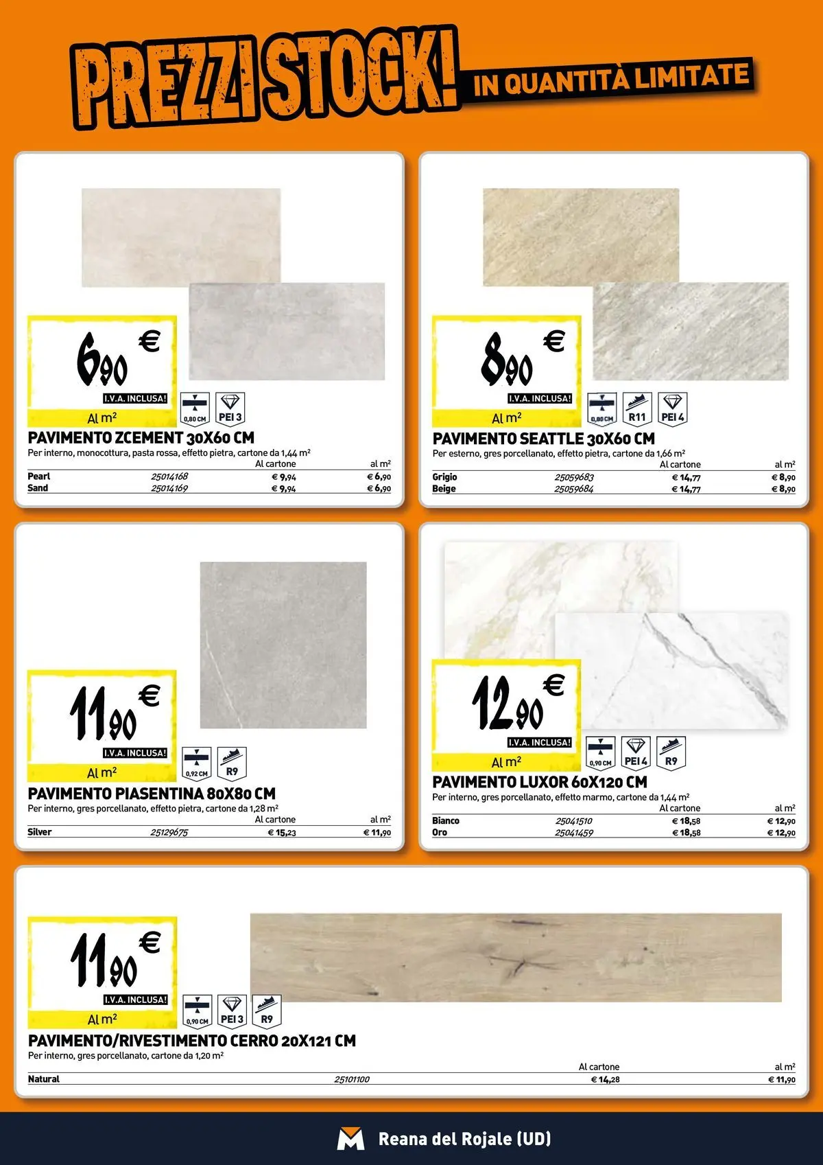 Nuovo TECNOMAT - Straordinari prezzi stock! dal 27/05/2026 > offerte anteprima 🛍️ | Pagina: 11 | Prodotti: Pavimento, Pasta