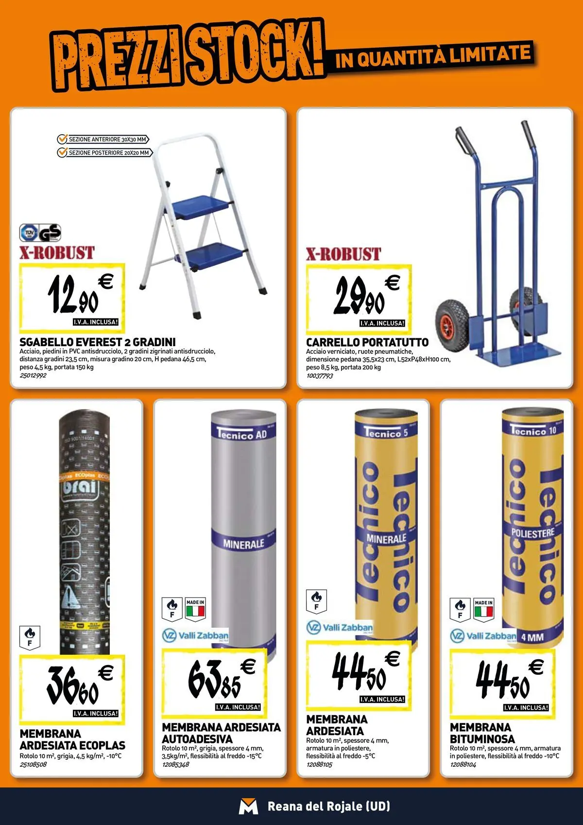 Nuovo TECNOMAT - Straordinari prezzi stock! dal 27/05/2026 > offerte anteprima 🛍️ | Pagina: 14 | Prodotti: Carrello, Sgabello