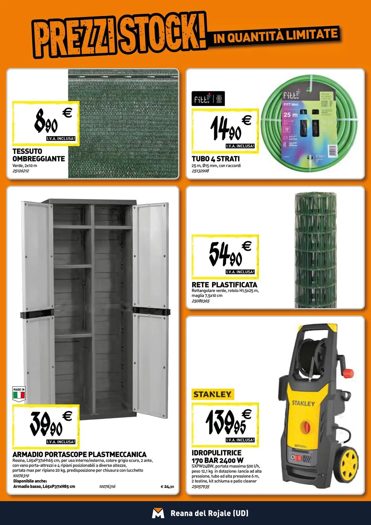 Nuovo TECNOMAT - Straordinari prezzi stock! dal 27/05/2026 > offerte anteprima 🛍️ | Pagina: 17 | Prodotti: Ripiano, Tubo, Idropulitrice, Armadio