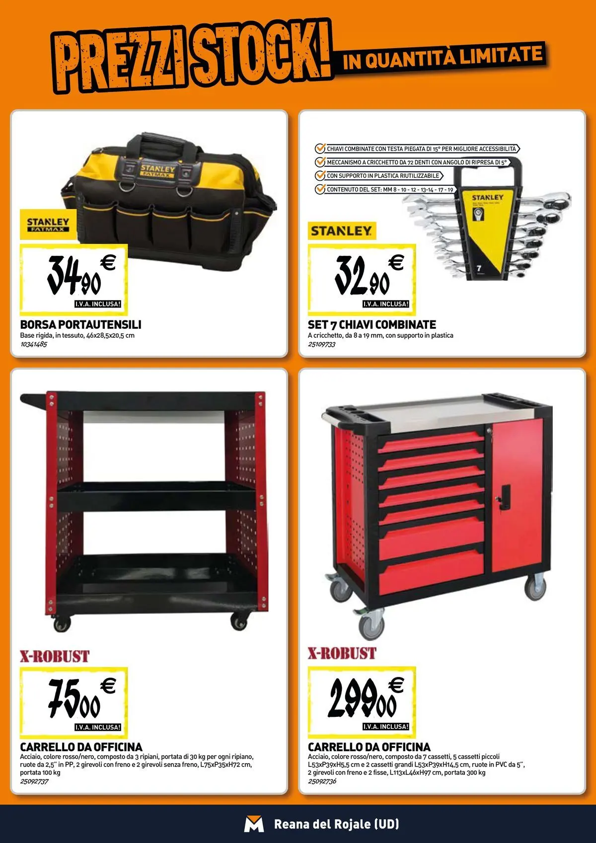 Nuovo TECNOMAT - Straordinari prezzi stock! dal 27/05/2026 > offerte anteprima 🛍️ | Pagina: 19 | Prodotti: Carrello, Borsa