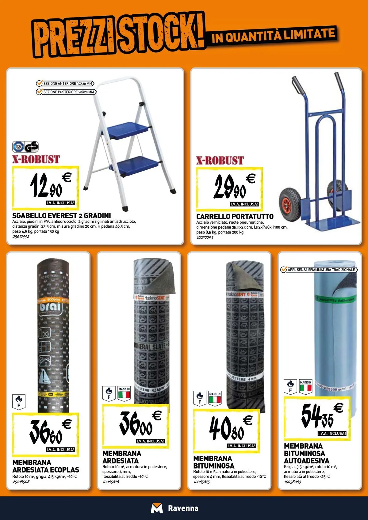 Nuovo TECNOMAT - Straordinari prezzi stock! dal 27/05/2026 > offerte anteprima 🛍️ | Pagina: 14 | Prodotti: Carrello, Sgabello