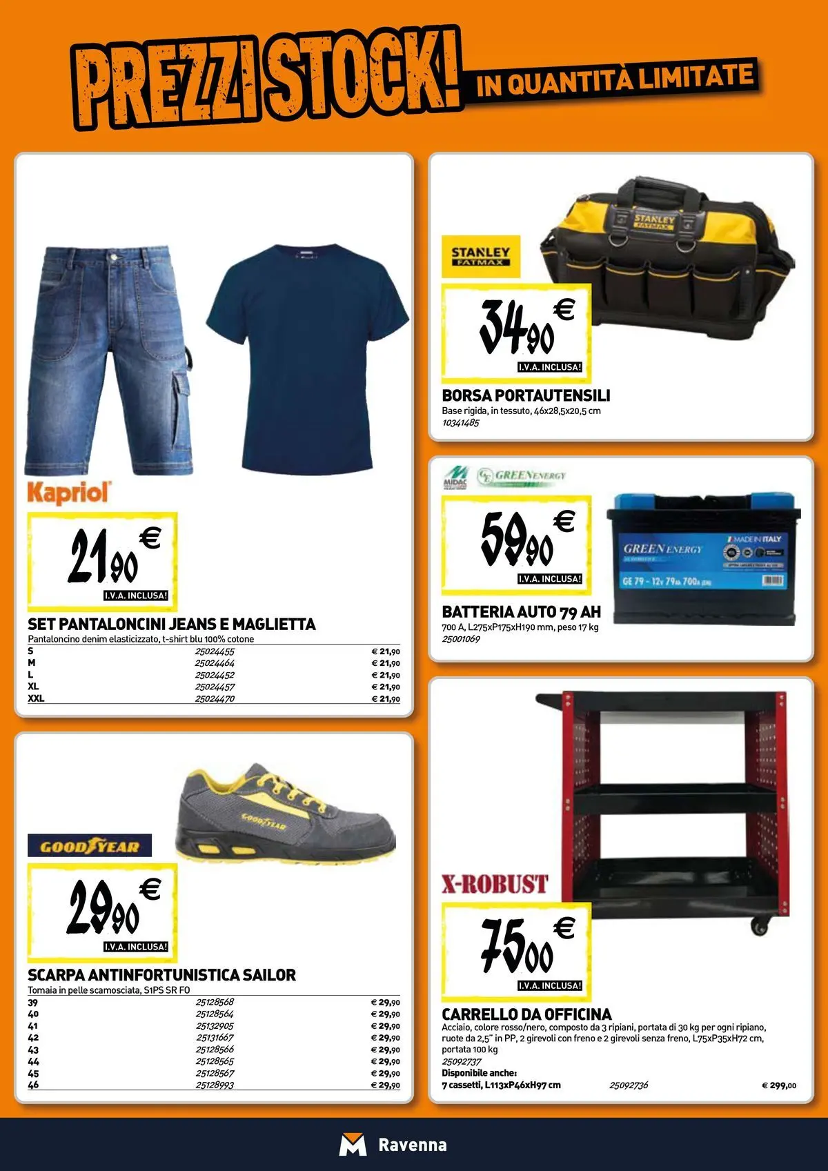 Nuovo TECNOMAT - Straordinari prezzi stock! dal 27/05/2026 > offerte anteprima 🛍️ | Pagina: 19 | Prodotti: Jeans, Carrello, Maglietta, Batteria