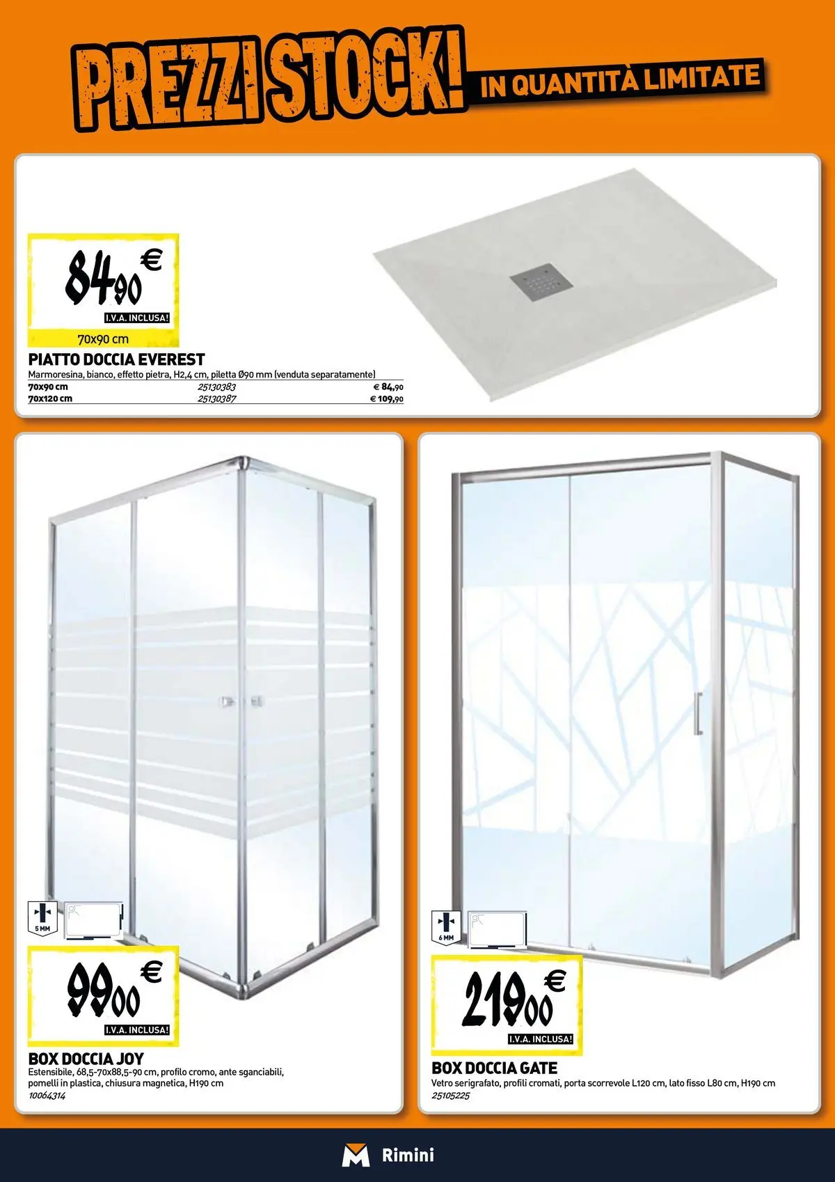 Nuovo TECNOMAT - Straordinari prezzi stock! dal 27/05/2026 > offerte anteprima 🛍️ | Pagina: 2 | Prodotti: Box doccia, Piatto, Doccia