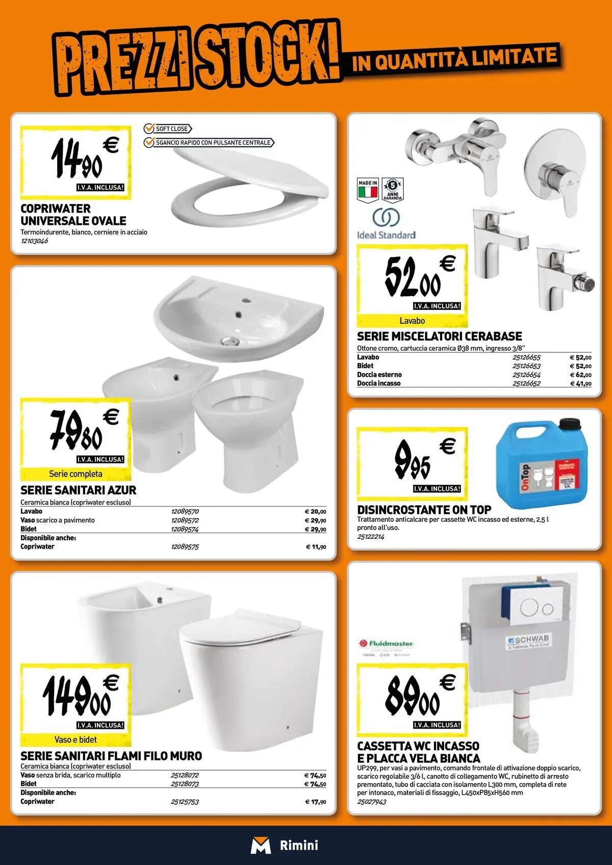 Nuovo TECNOMAT - Straordinari prezzi stock! dal 27/05/2026 > offerte anteprima 🛍️ | Pagina: 4 | Prodotti: Pavimento, Top, WC, Vaso