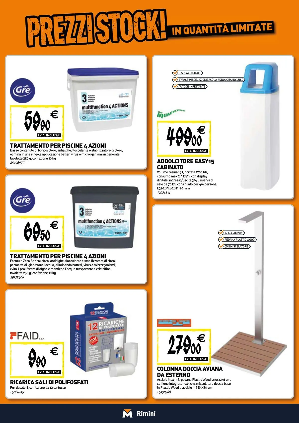 Nuovo TECNOMAT - Straordinari prezzi stock! dal 27/05/2026 > offerte anteprima 🛍️ | Pagina: 7 | Prodotti: Acqua, Sale, Miscelatore, Doccia