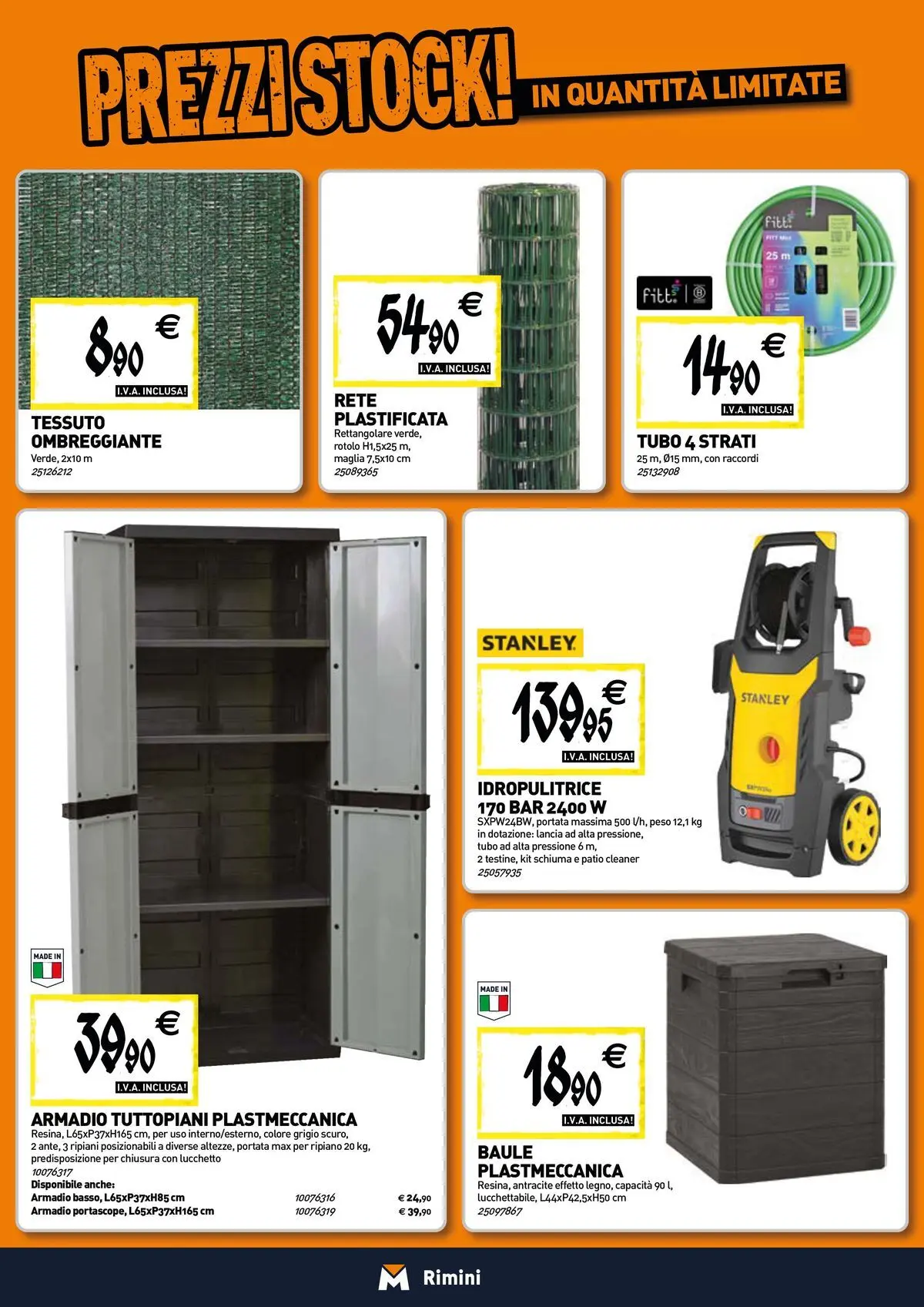 Nuovo TECNOMAT - Straordinari prezzi stock! dal 27/05/2026 > offerte anteprima 🛍️ | Pagina: 17 | Prodotti: Tubo, Idropulitrice, Baule, Armadio