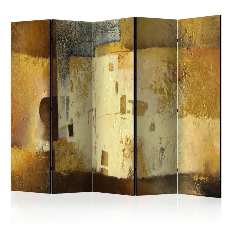Paravent Golden Oddity II Honig/Hellgelb