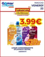 Gemar Detersivi Un'offerta al giorno - al 28.05.2026