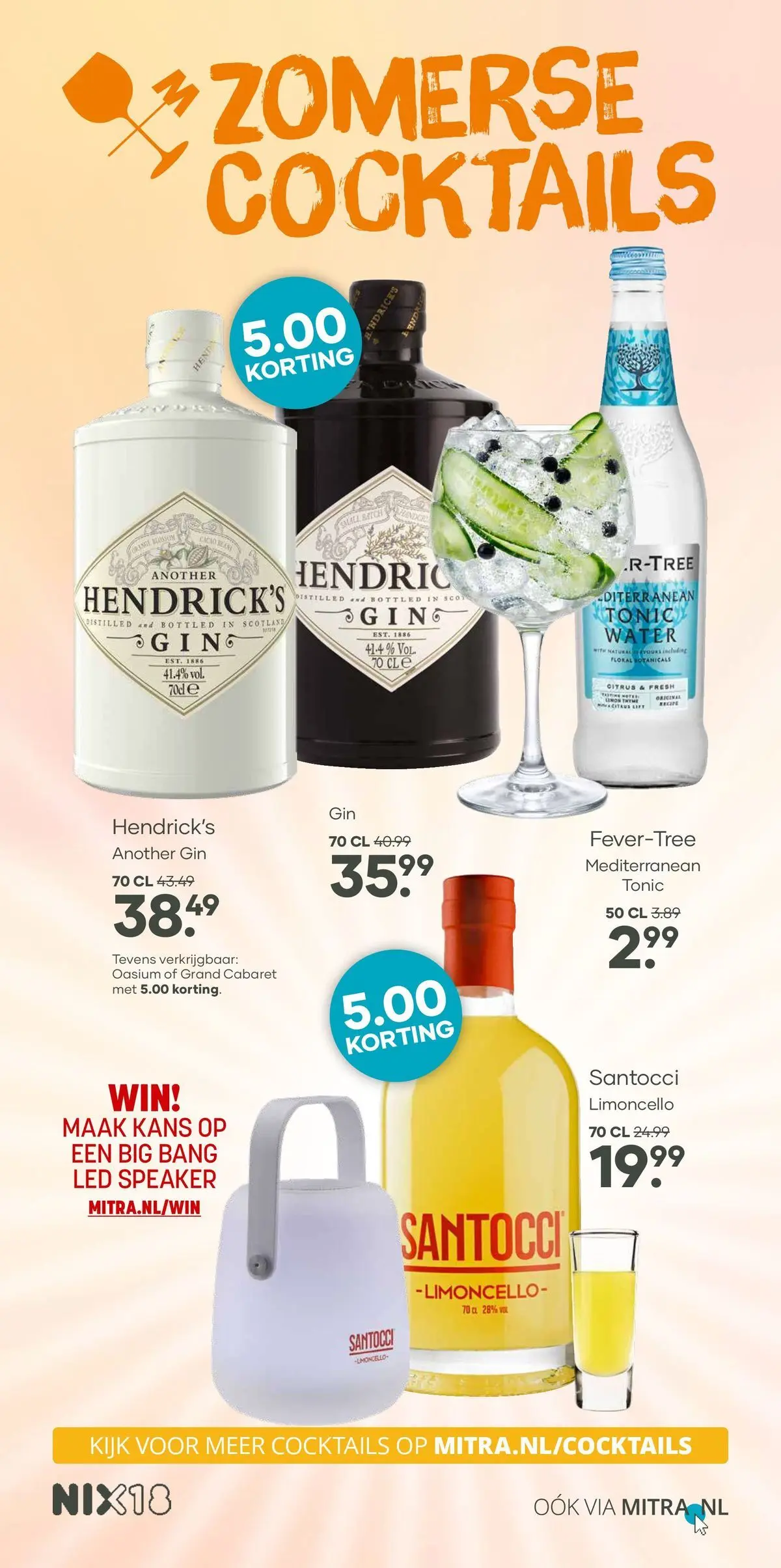 Mitra folder vanaf 24-05-2026 || NIEUWE | Pagina: 8 | Producten: Gin, Speaker, Festék