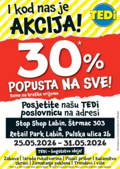 TEDi Katalog - Pregled kataloga iz trgovine TEDi, vrijedi od 24.05.2026