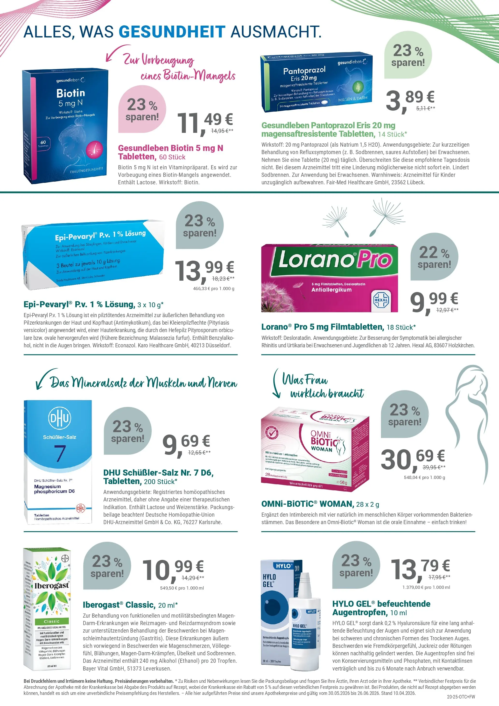 Angebote - Ihre Apotheke vor Ort: Jetzt alle Angebote auch online entdecken! (ab 29.05.2026) zum Blättern | Seite: 3 | Produkte: Tablet