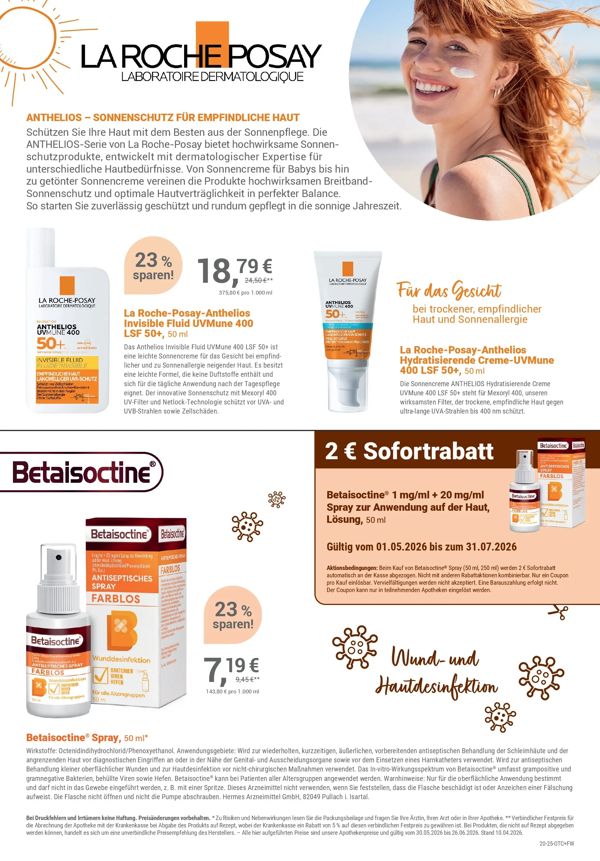 Angebote - Ihre Apotheke vor Ort: Jetzt alle Angebote auch online entdecken! (ab 29.05.2026) zum Blättern | Seite: 6 | Produkte: Creme, Sonnencreme