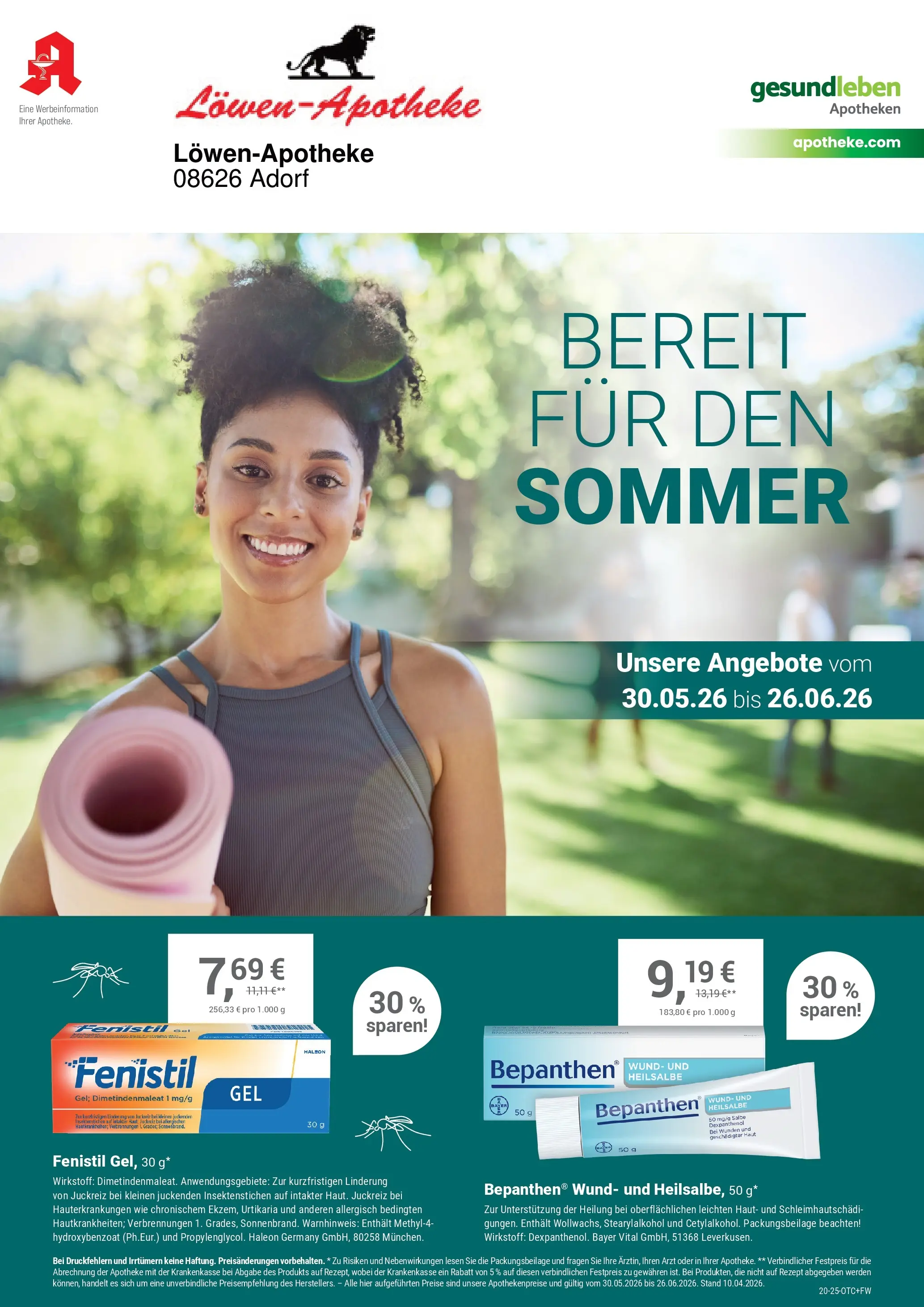 Angebote - Ihre Apotheke vor Ort: Jetzt alle Angebote auch online entdecken! (ab 29.05.2026) zum Blättern | Seite: 1