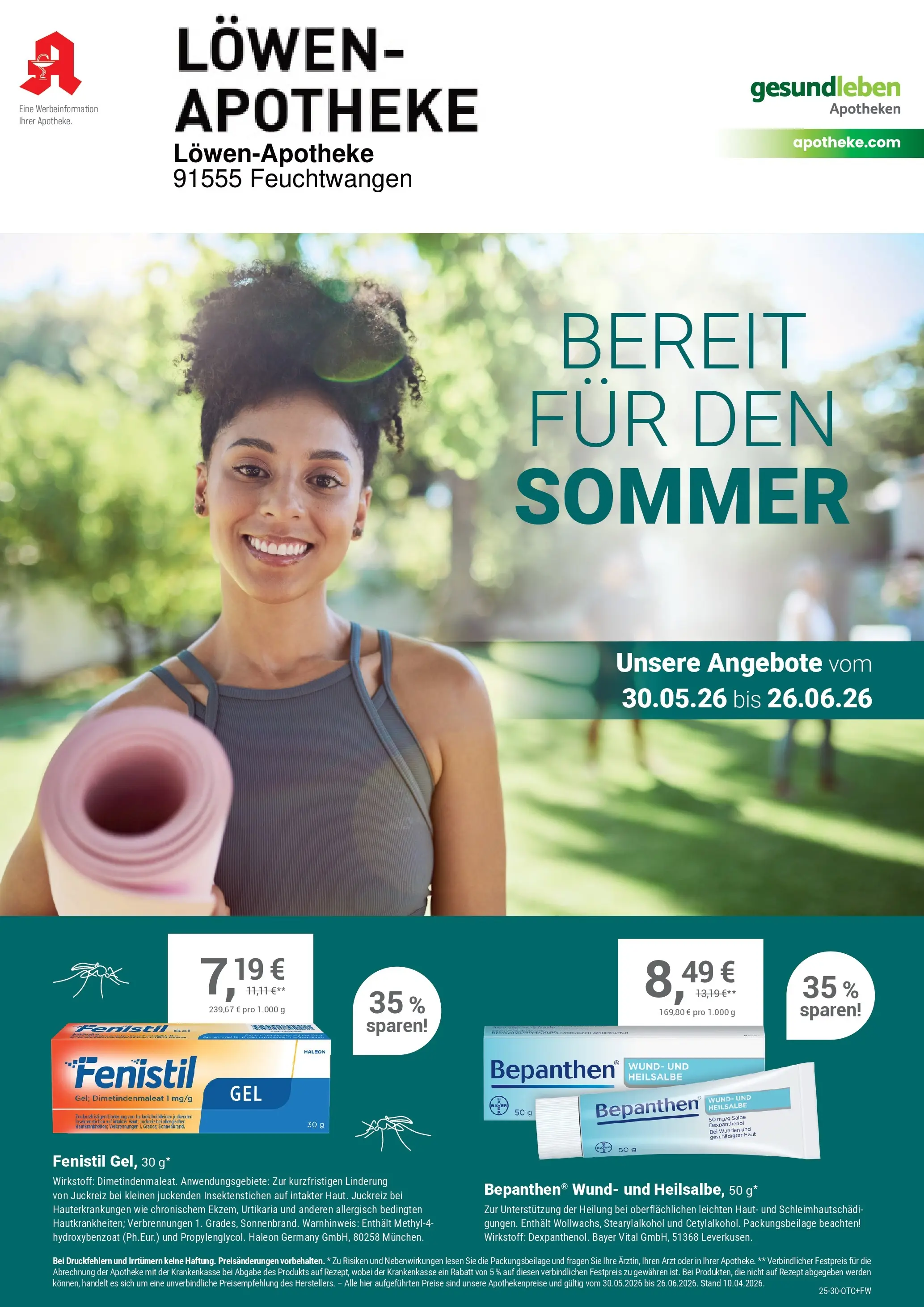 Angebote - Ihre Apotheke vor Ort: Jetzt alle Angebote auch online entdecken! (ab 29.05.2026) zum Blättern | Seite: 1