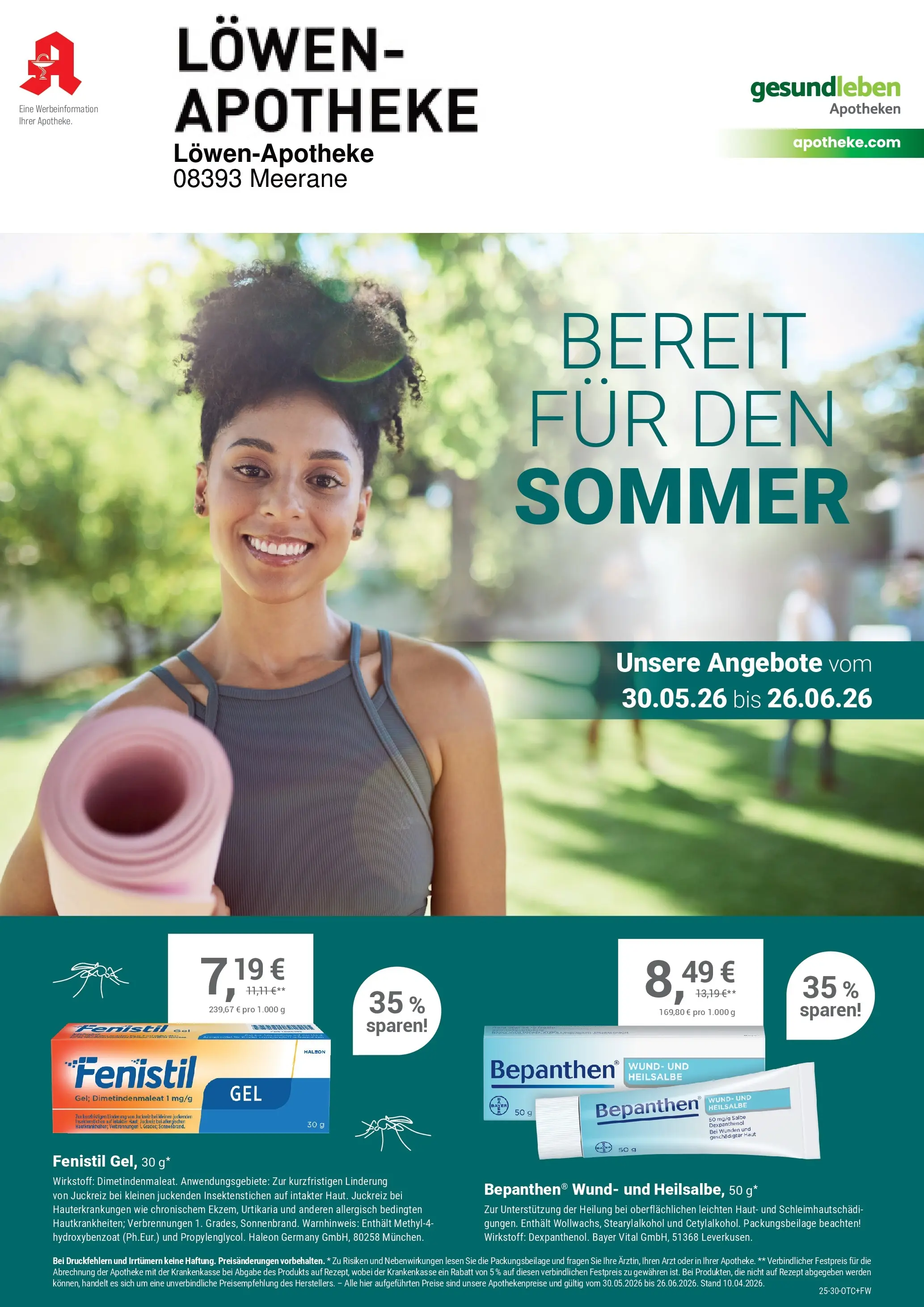 Angebote - Ihre Apotheke vor Ort: Jetzt alle Angebote auch online entdecken! (ab 29.05.2026) zum Blättern | Seite: 1