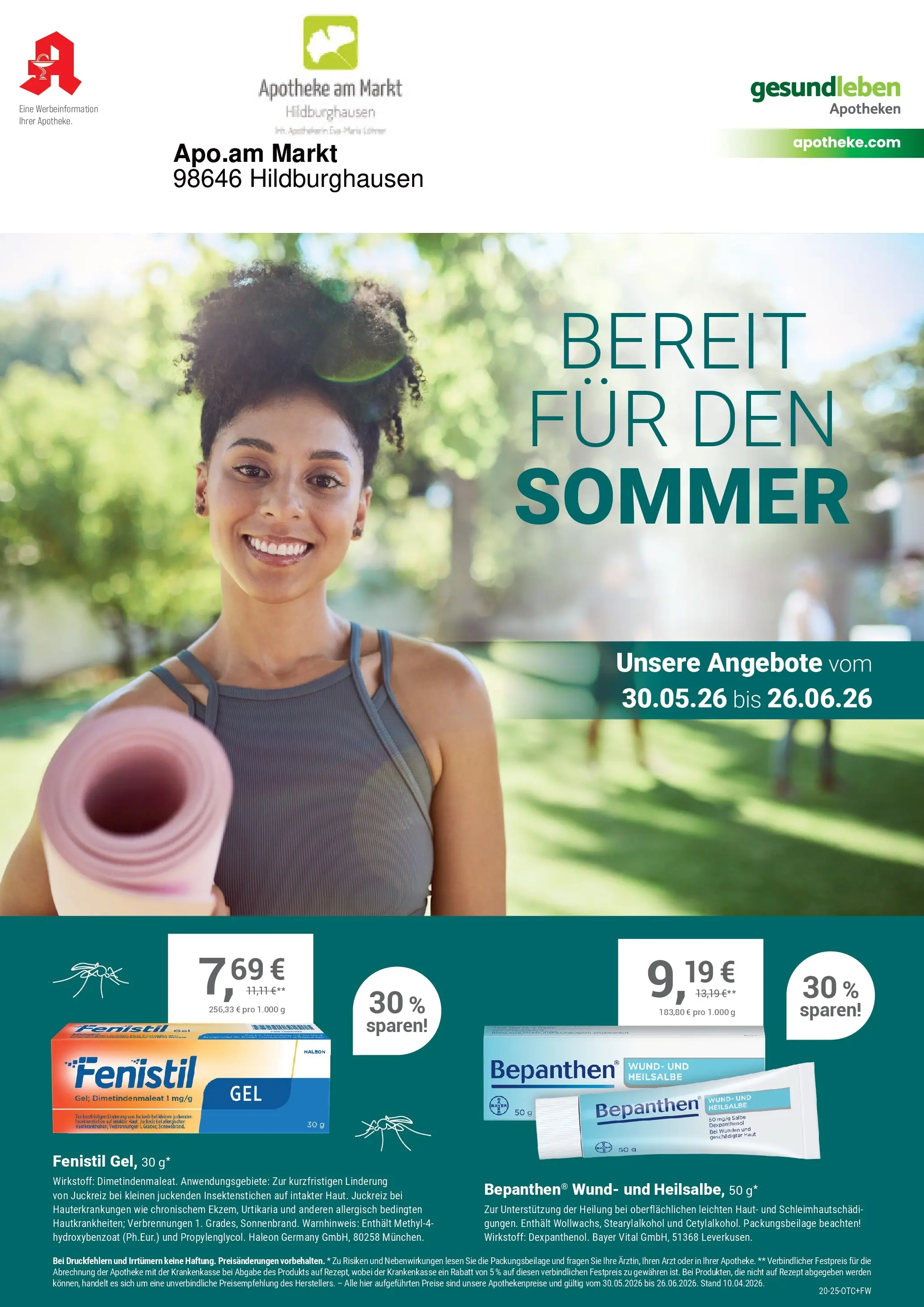 Angebote - Ihre Apotheke vor Ort: Jetzt alle Angebote auch online entdecken! (ab 29.05.2026) zum Blättern | Seite: 1