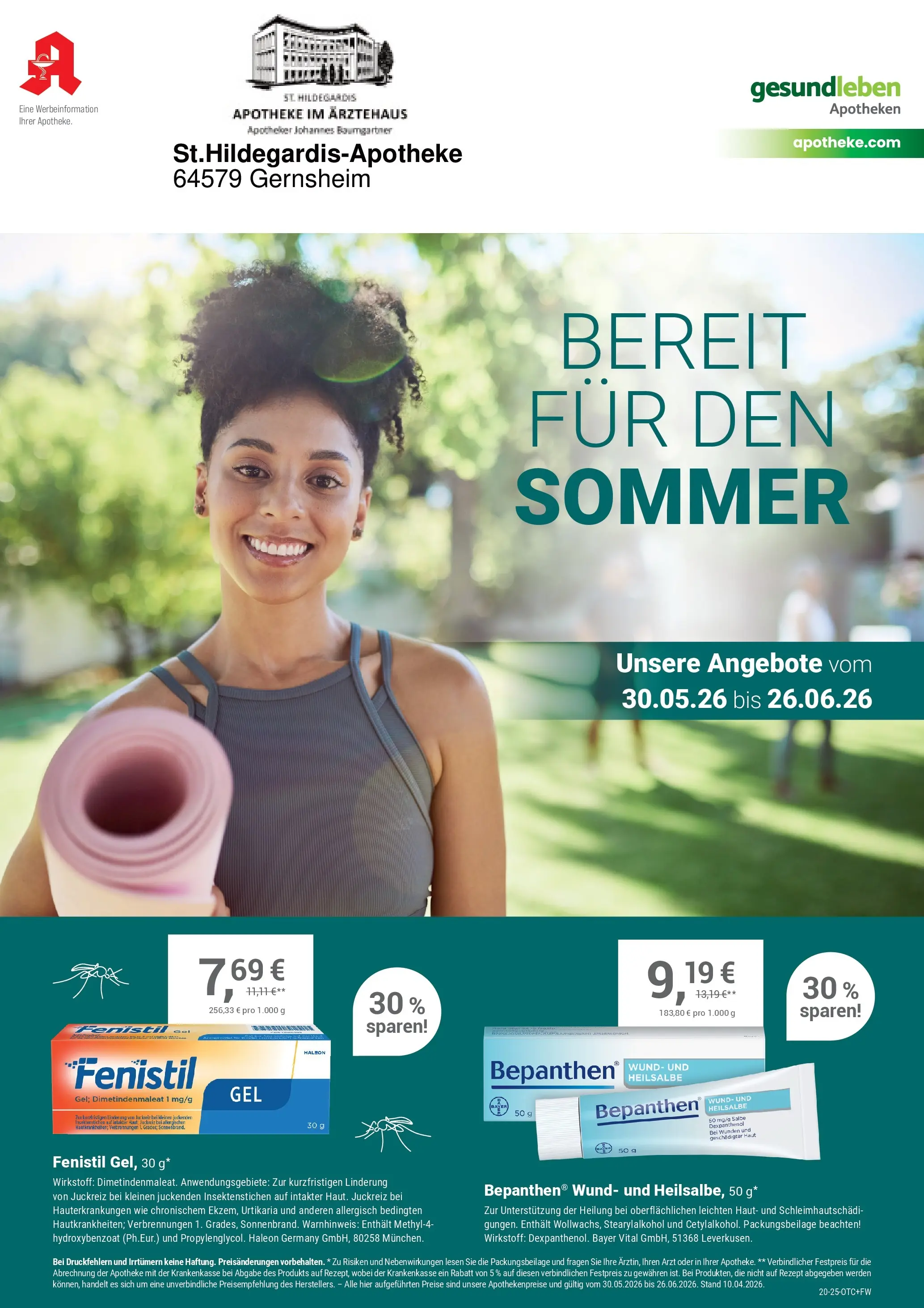 Angebote - Ihre Apotheke vor Ort: Jetzt alle Angebote auch online entdecken! (ab 29.05.2026) zum Blättern | Seite: 1