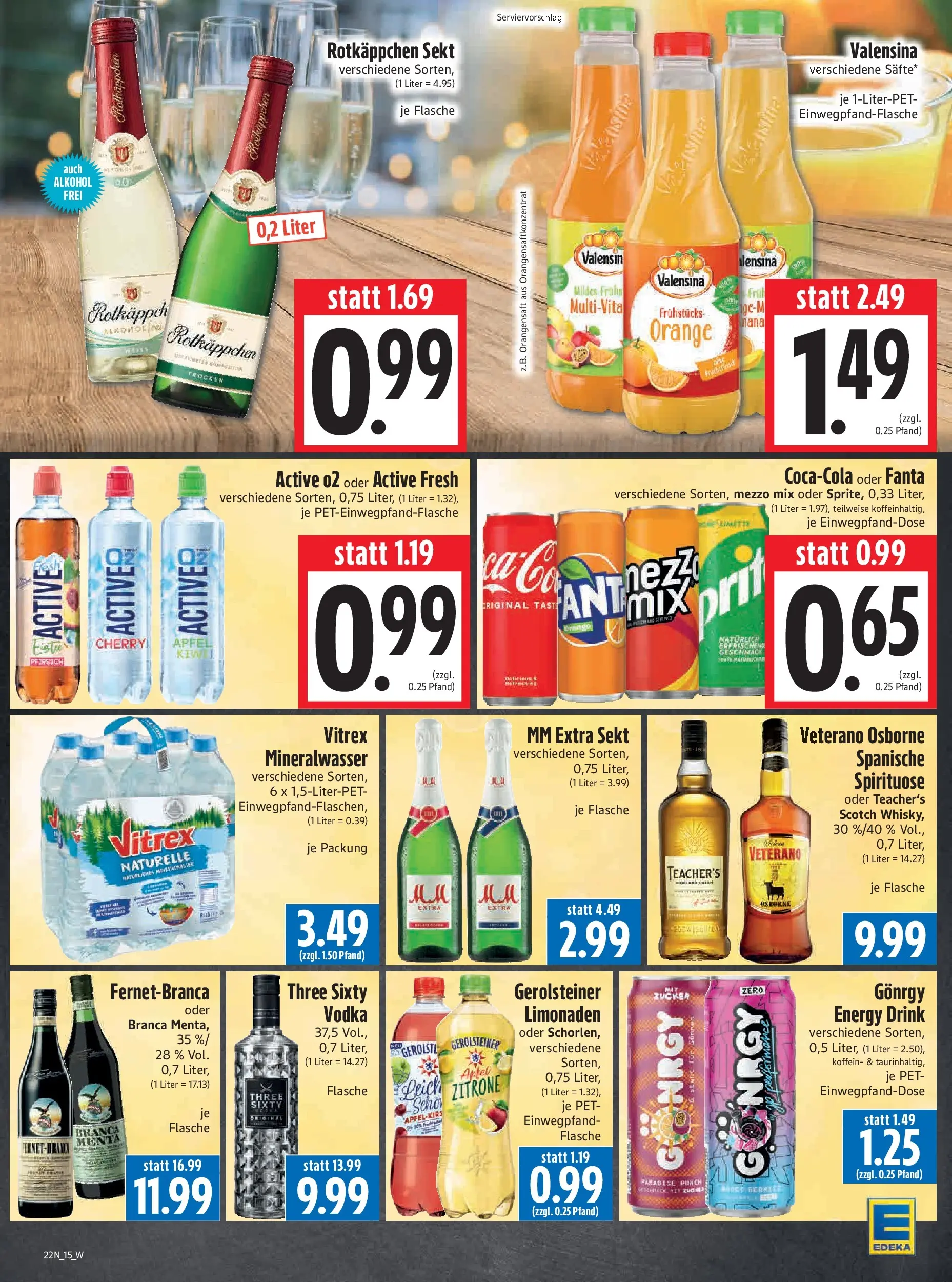 Angebote - Edeka Hahner: Wochenangebote (ab 24.05.2026) zum Blättern | Seite: 17 | Produkte: Fanta, Osborne, Energy, Rotkäppchen