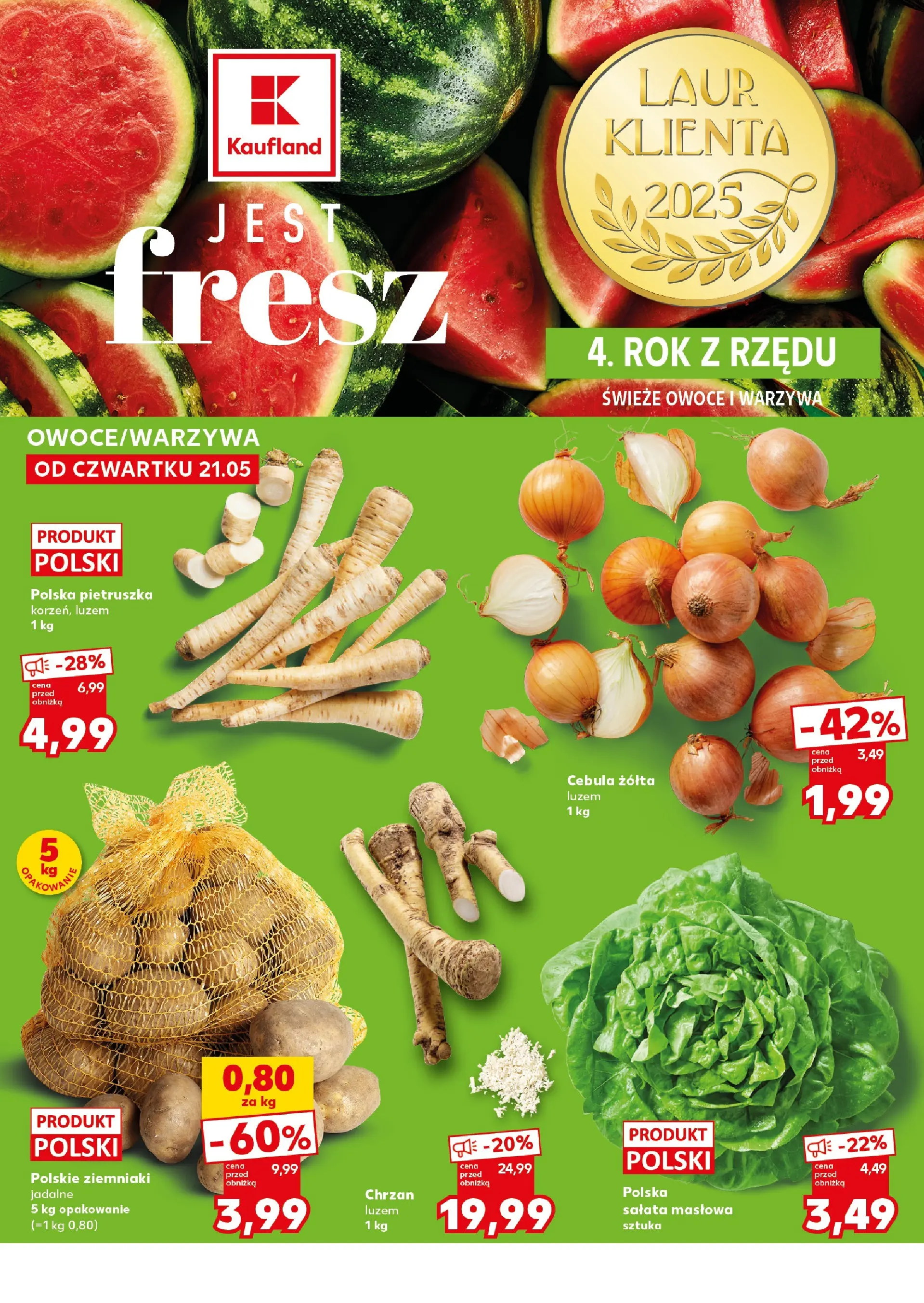 Kaufland gazetka - Super Sobota od 23.05.2026 - od jutra PDF | Strona: 6 | Produkty: Pietruszka, Ziemniaki, Warzywa, Owoce