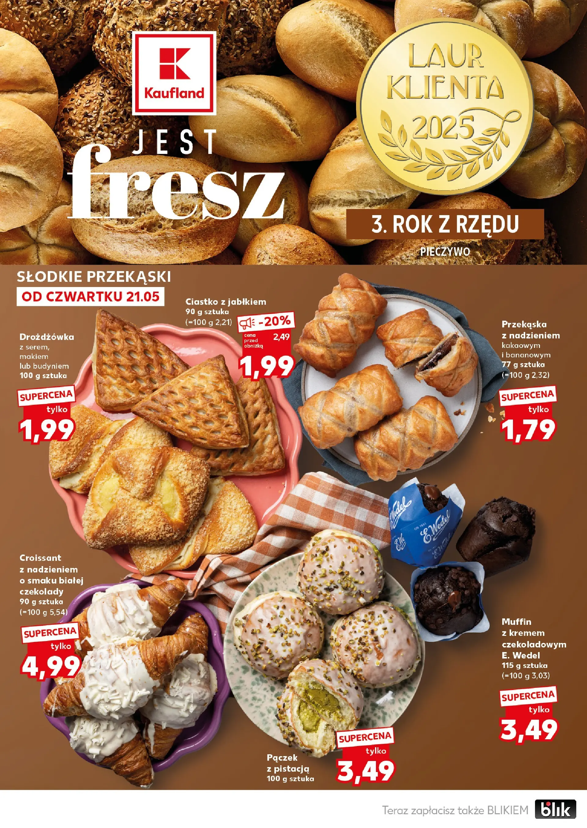 Kaufland gazetka - Super Sobota od 23.05.2026 - od jutra PDF | Strona: 16 | Produkty: Pieczywo, Czekolady