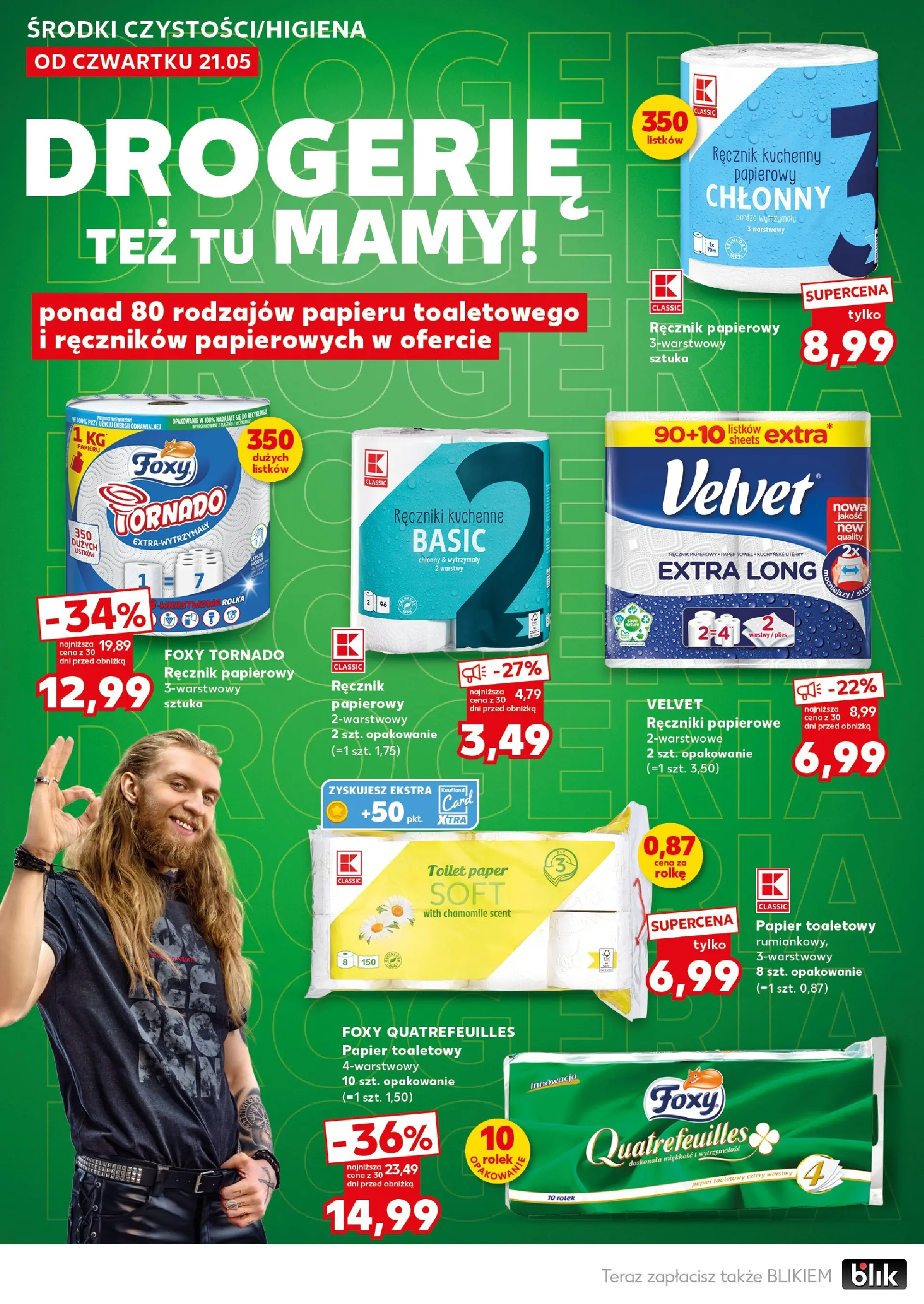 Kaufland gazetka - Super Sobota od 23.05.2026 - od jutra PDF | Strona: 24 | Produkty: Papier toaletowy, Ręczniki papierowe, Ręcznik papierowy