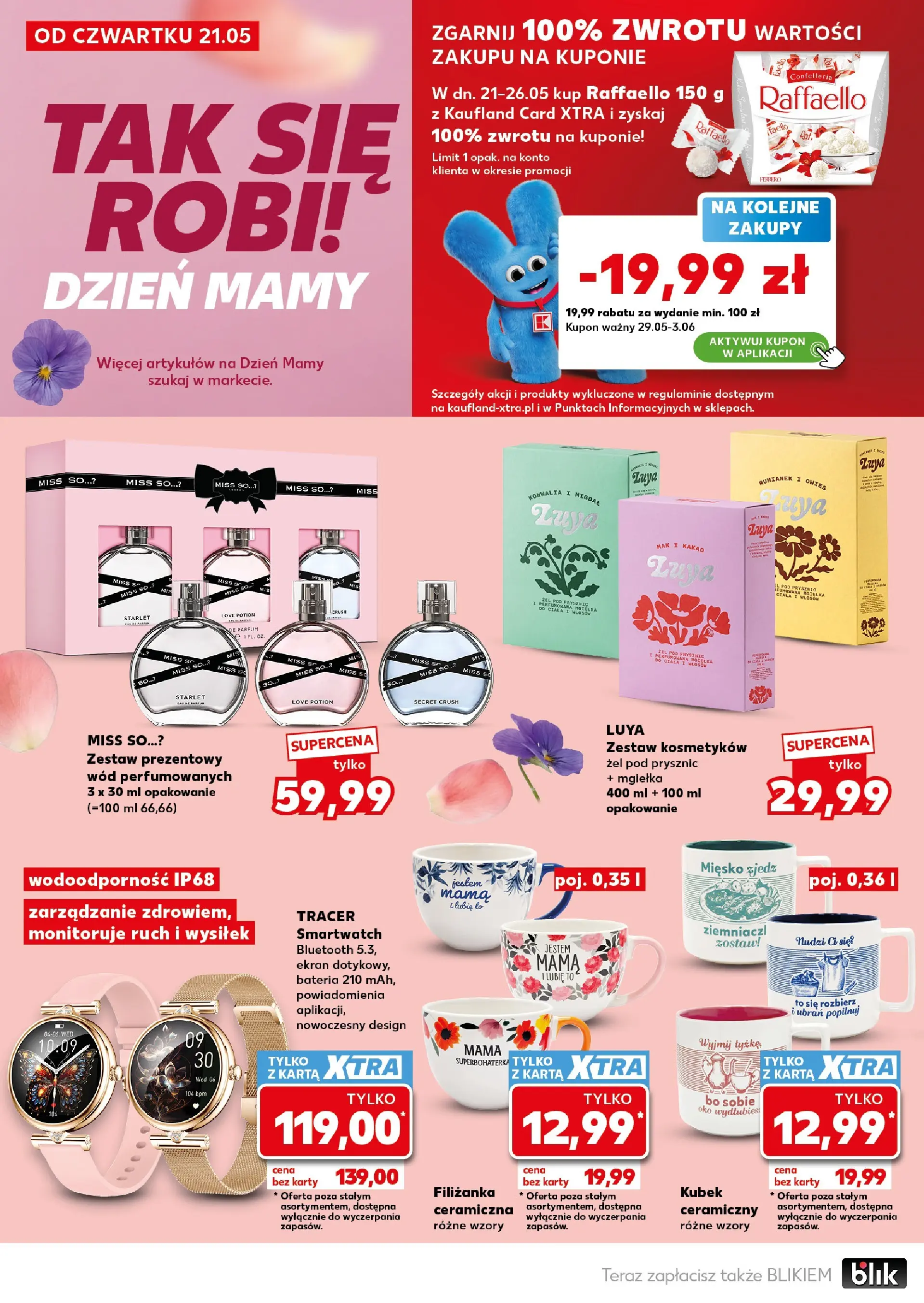 Kaufland gazetka - Mocny start od 25.05.2026 - od jutra PDF | Strona: 8 | Produkty: Mak, Smartwatch, Bateria, Prysznic