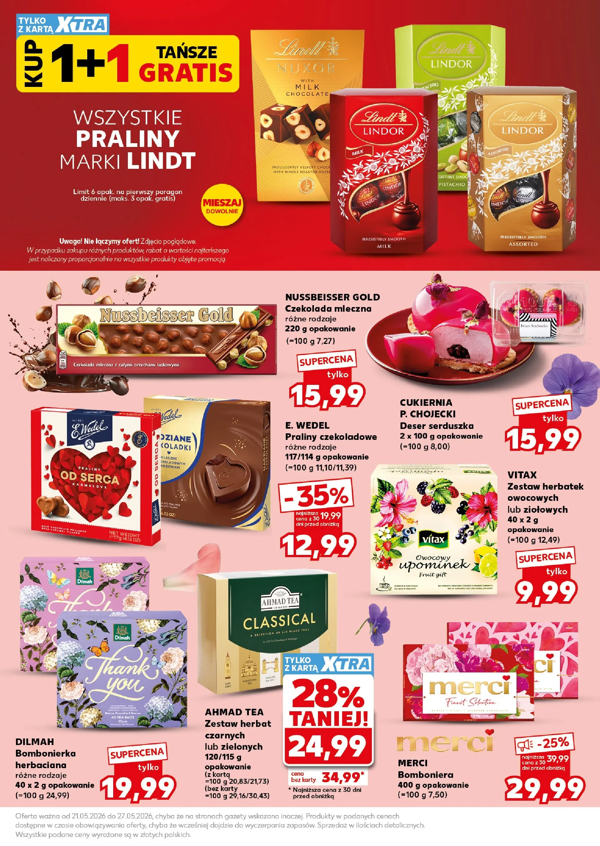 Kaufland gazetka - Mocny start od 25.05.2026 - od jutra PDF | Strona: 9 | Produkty: Czekolada mleczna, Praliny, Bombonierka, Czekolada