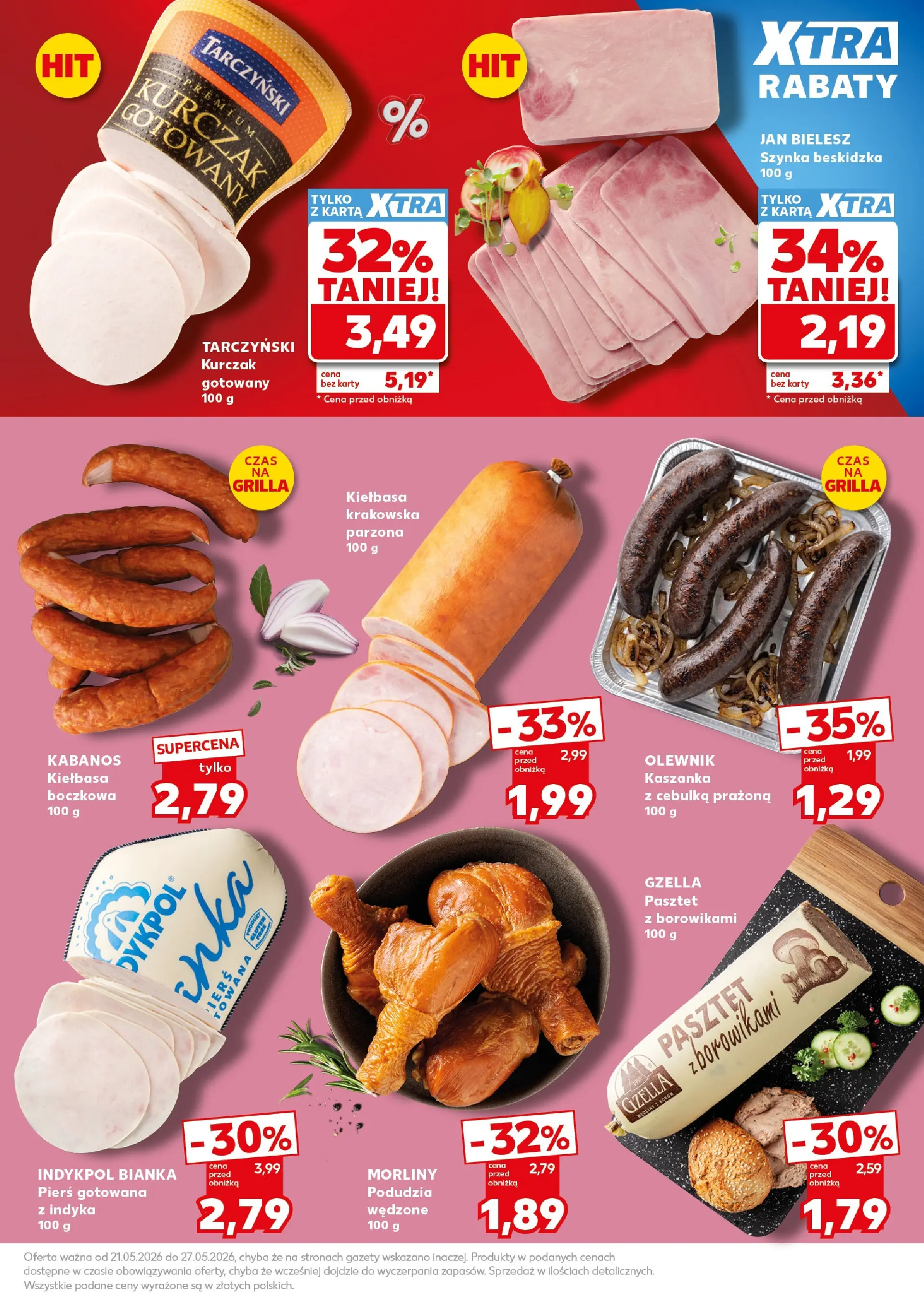 Kaufland gazetka - Mocny start od 25.05.2026 - od jutra PDF | Strona: 17 | Produkty: Kiełbasa, Karta, Kaszanka, Szynka