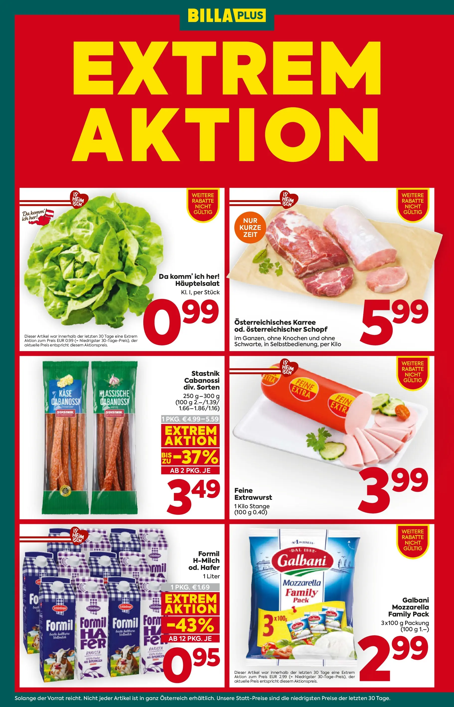 Billa Plus Flugblatt - Wien von 28.05.2026 - Aktuelle Angebote | Seite: 4 | Produkte: Käse
