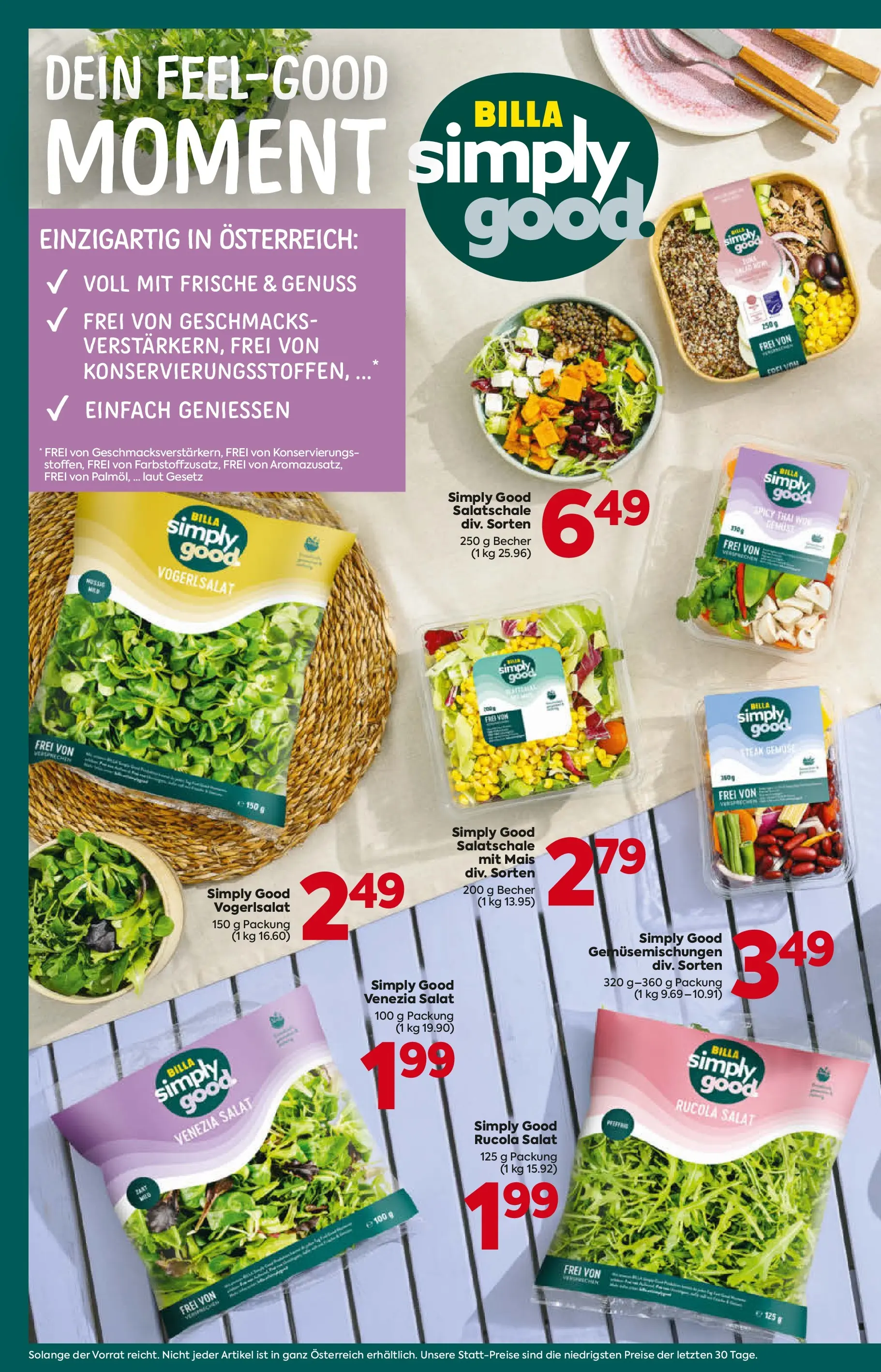Billa Plus Flugblatt - Wien von 28.05.2026 - Aktuelle Angebote | Seite: 6 | Produkte: Salat