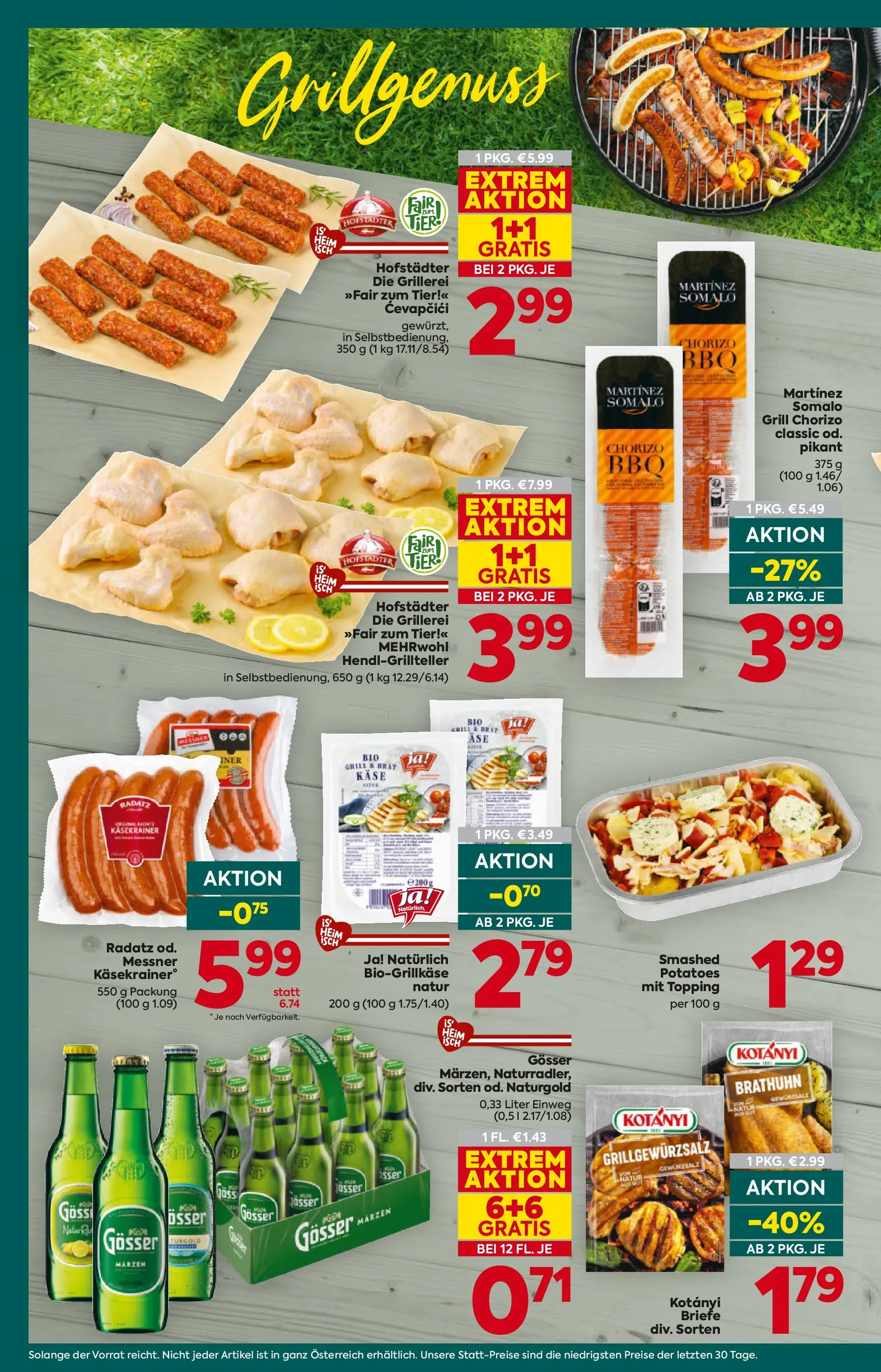 Billa Plus Flugblatt - Wien von 28.05.2026 - Aktuelle Angebote | Seite: 10 | Produkte: Grill, Käse