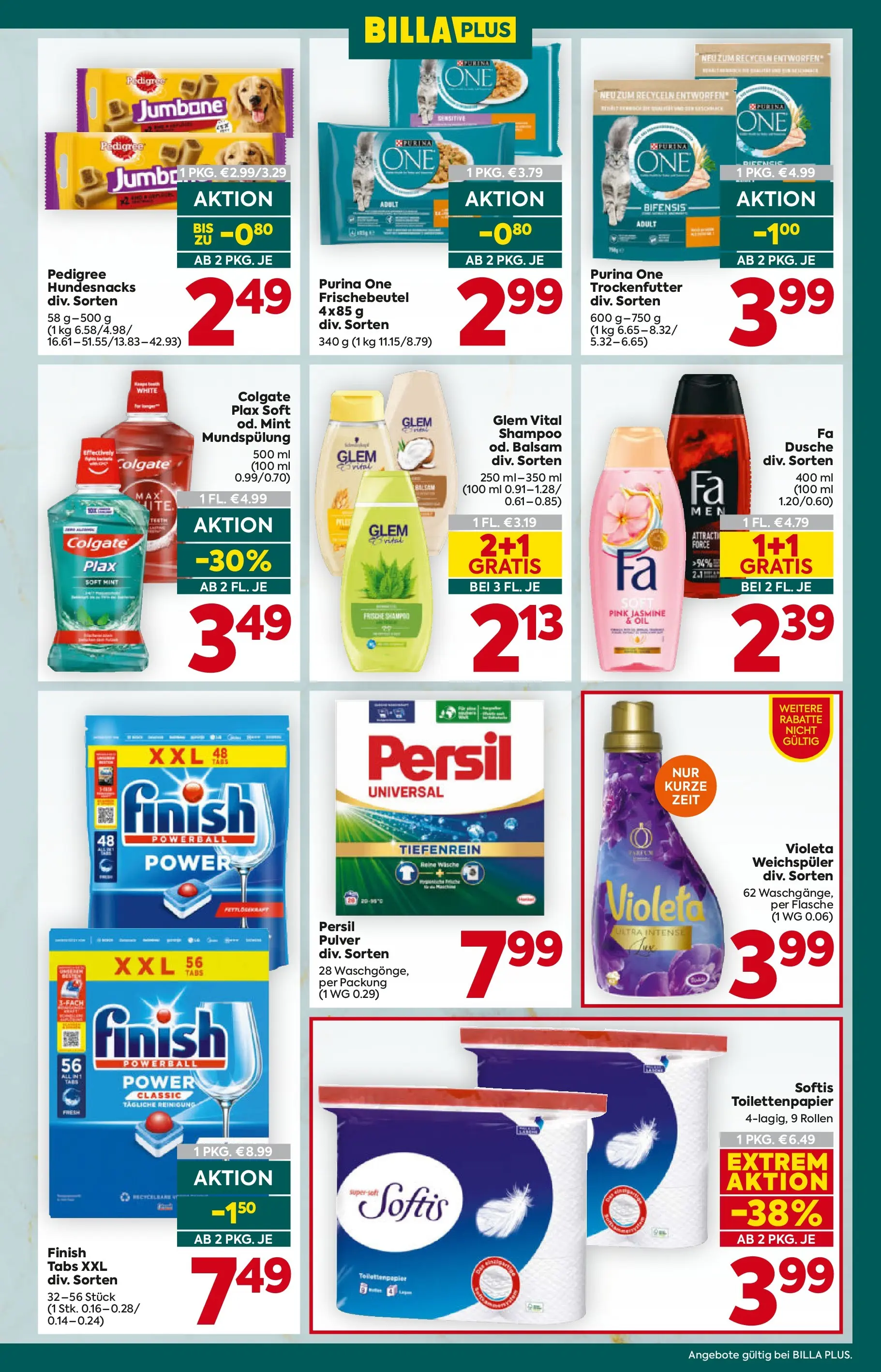 Billa Plus Flugblatt - Wien von 28.05.2026 - Aktuelle Angebote | Seite: 19 | Produkte: Dusche, Shampoo, Weichspüler