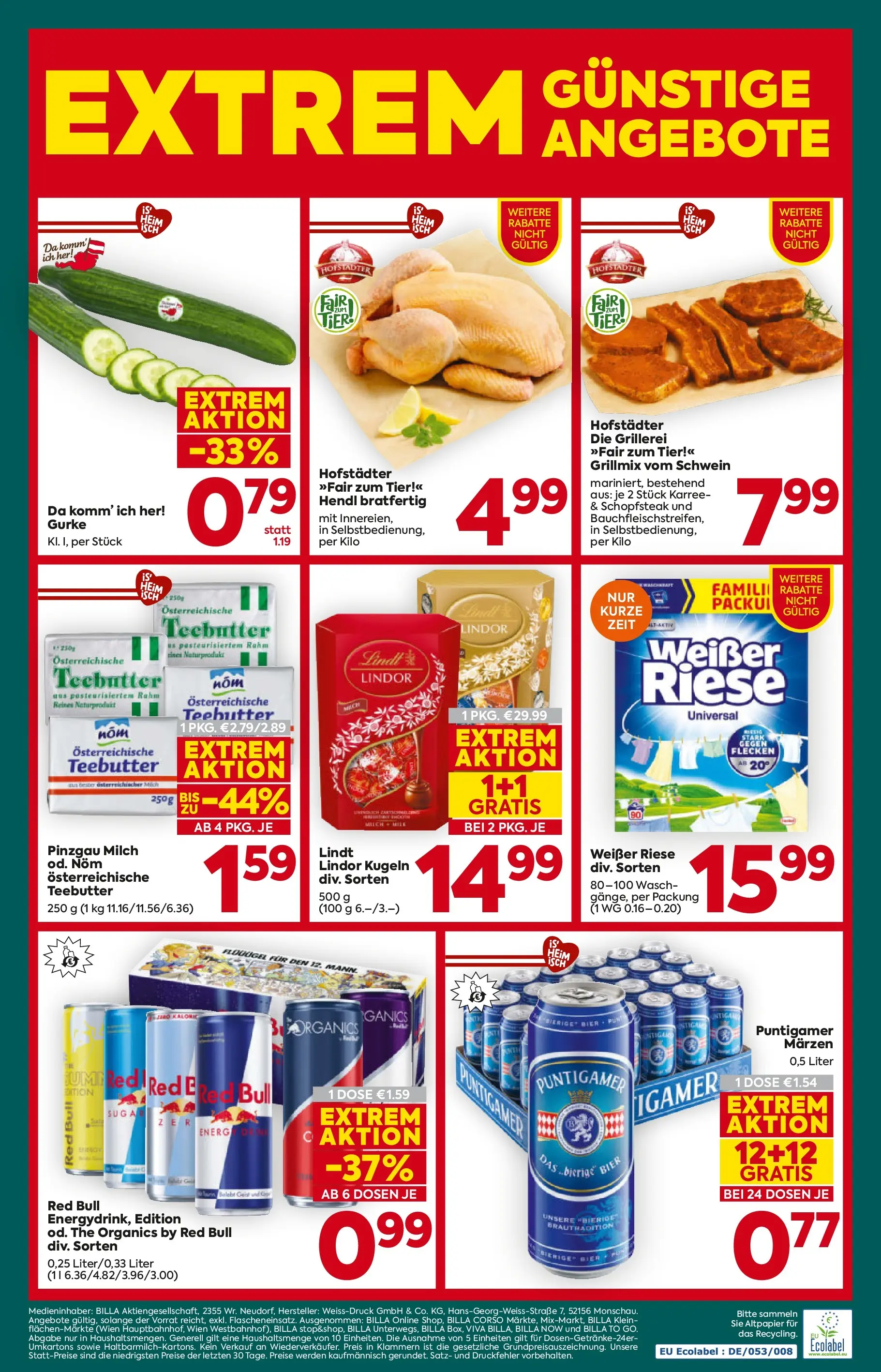 Billa Plus Flugblatt - Steiermark von 28.05.2026 - Aktuelle Angebote | Seite: 20 | Produkte: Milch, Bier