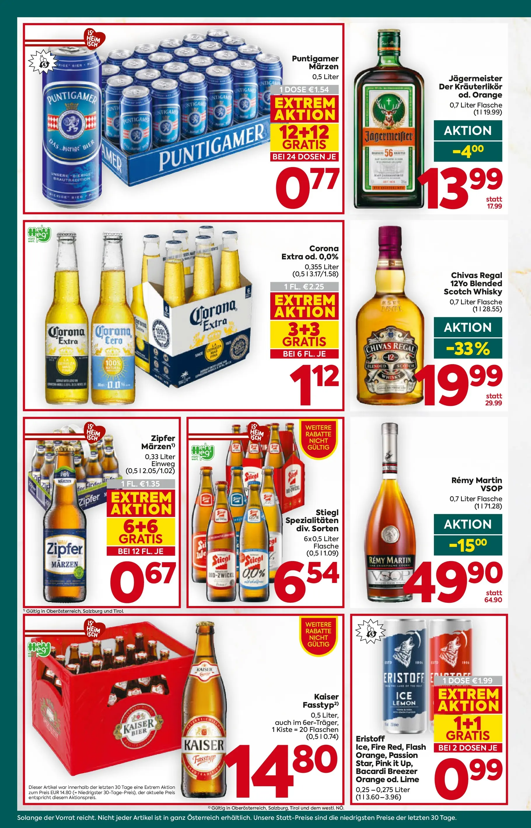 Billa Plus Flugblatt - Tirol von 28.05.2026 - Aktuelle Angebote | Seite: 18 | Produkte: Regal, Bier