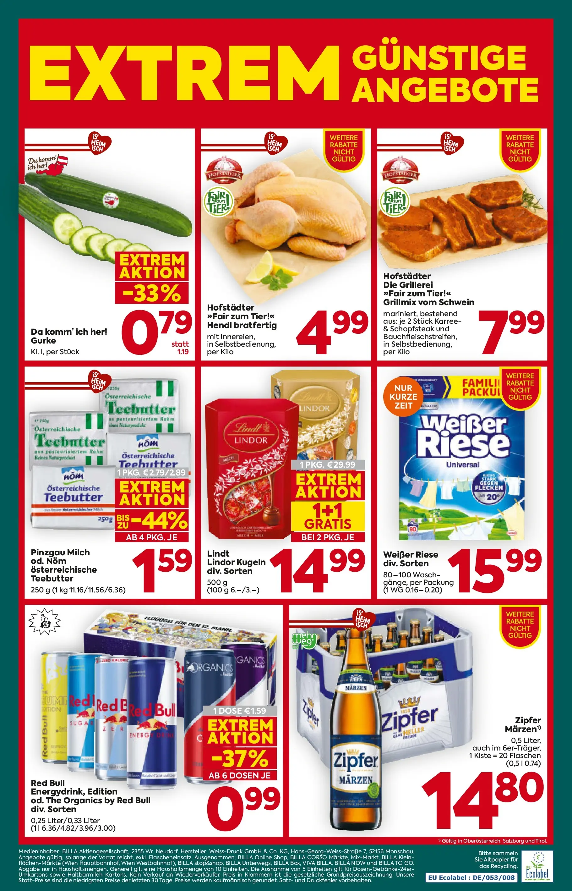 Billa Plus Flugblatt - Tirol von 28.05.2026 - Aktuelle Angebote | Seite: 20 | Produkte: Milch