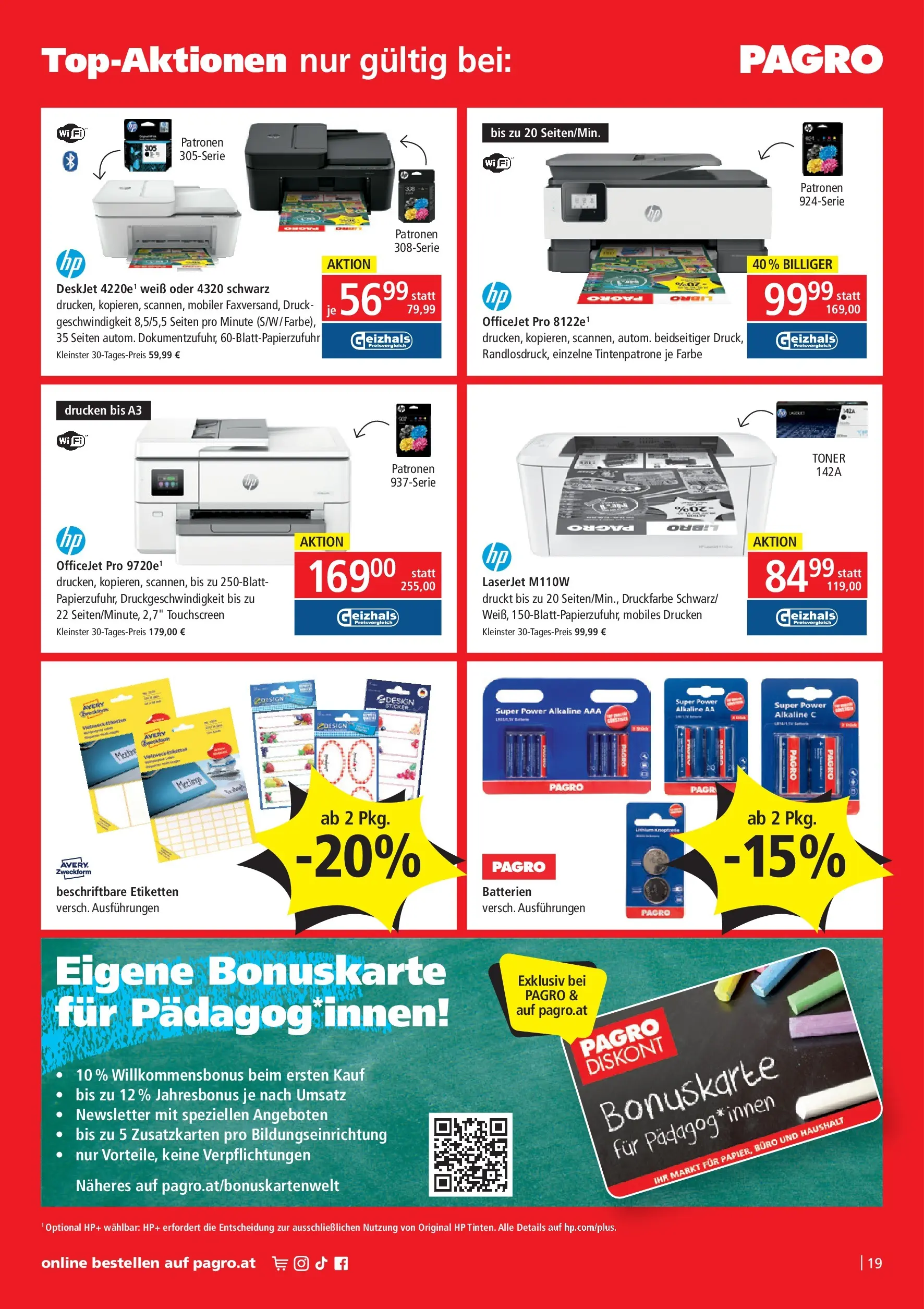 Pagro-Diskont Aktuelle Angebote von 28.05.2026 - Aktuelle Angebote | Seite: 19 | Produkte: Toner