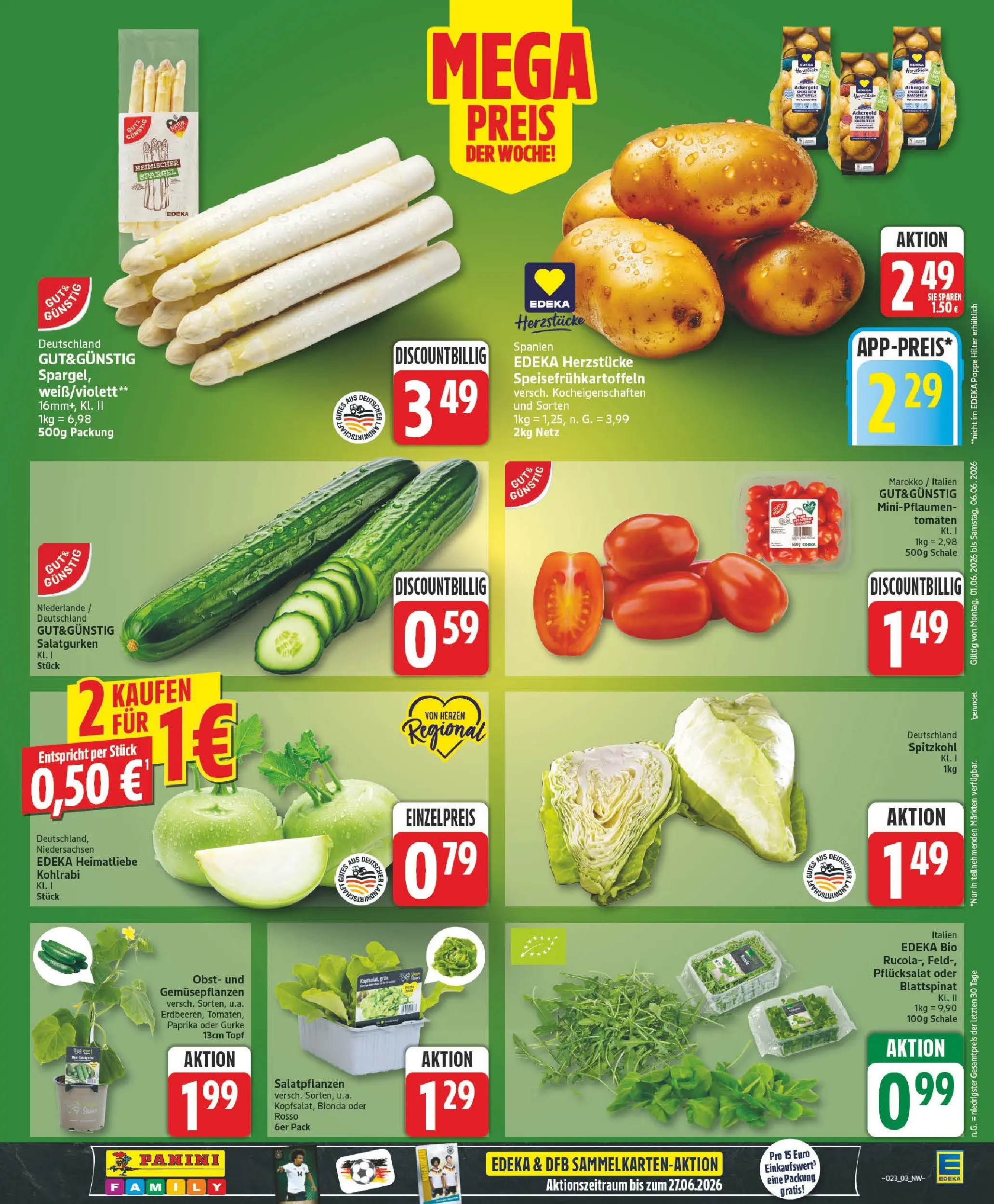 Edeka prospekt Oldenburg (ab 26.05.2026) » Angebote Online | Seite: 5 | Produkte: Kohlrabi, Tomaten, Spargel, Obst