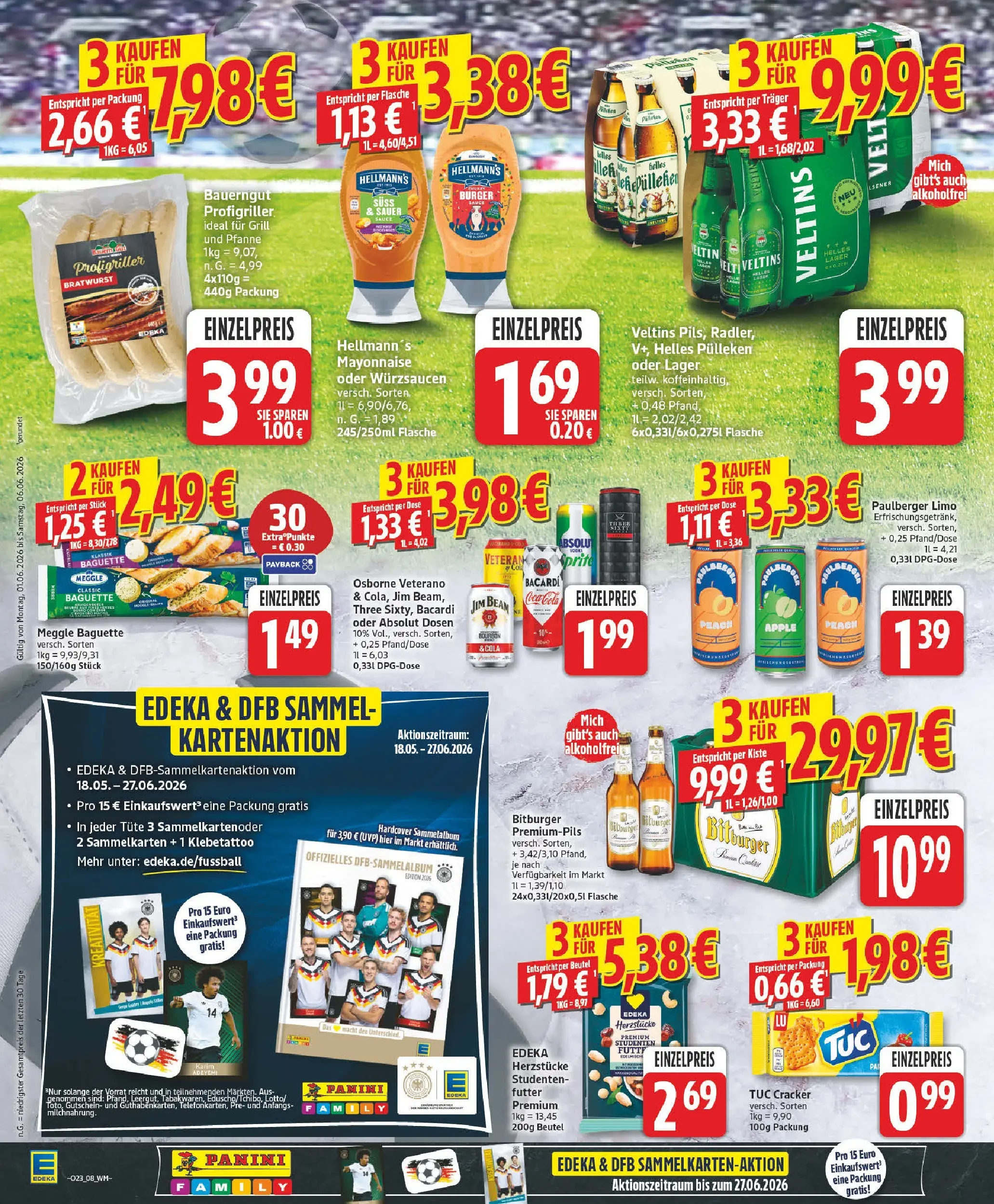 Edeka prospekt Oldenburg (ab 26.05.2026) » Angebote Online | Seite: 10 | Produkte: Bacardi, Burger, Bauerngut, Bourbon